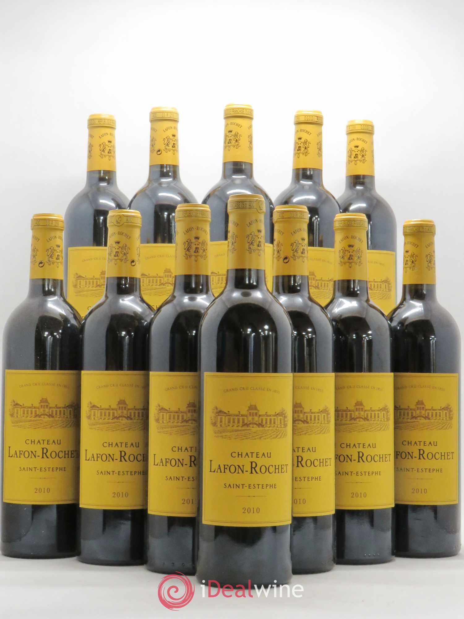 Château Lafon Rochet 4ème Grand Cru Classé 2010 - Lot de 12 bouteilles - 0