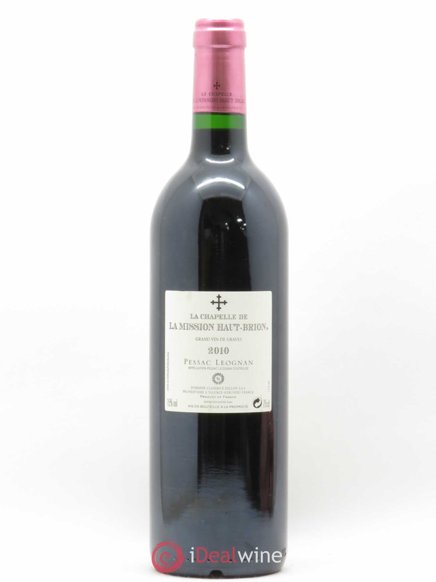 La Chapelle de La Mission Haut-Brion Second Vin 2010 - Lot de 1 bouteille - 1