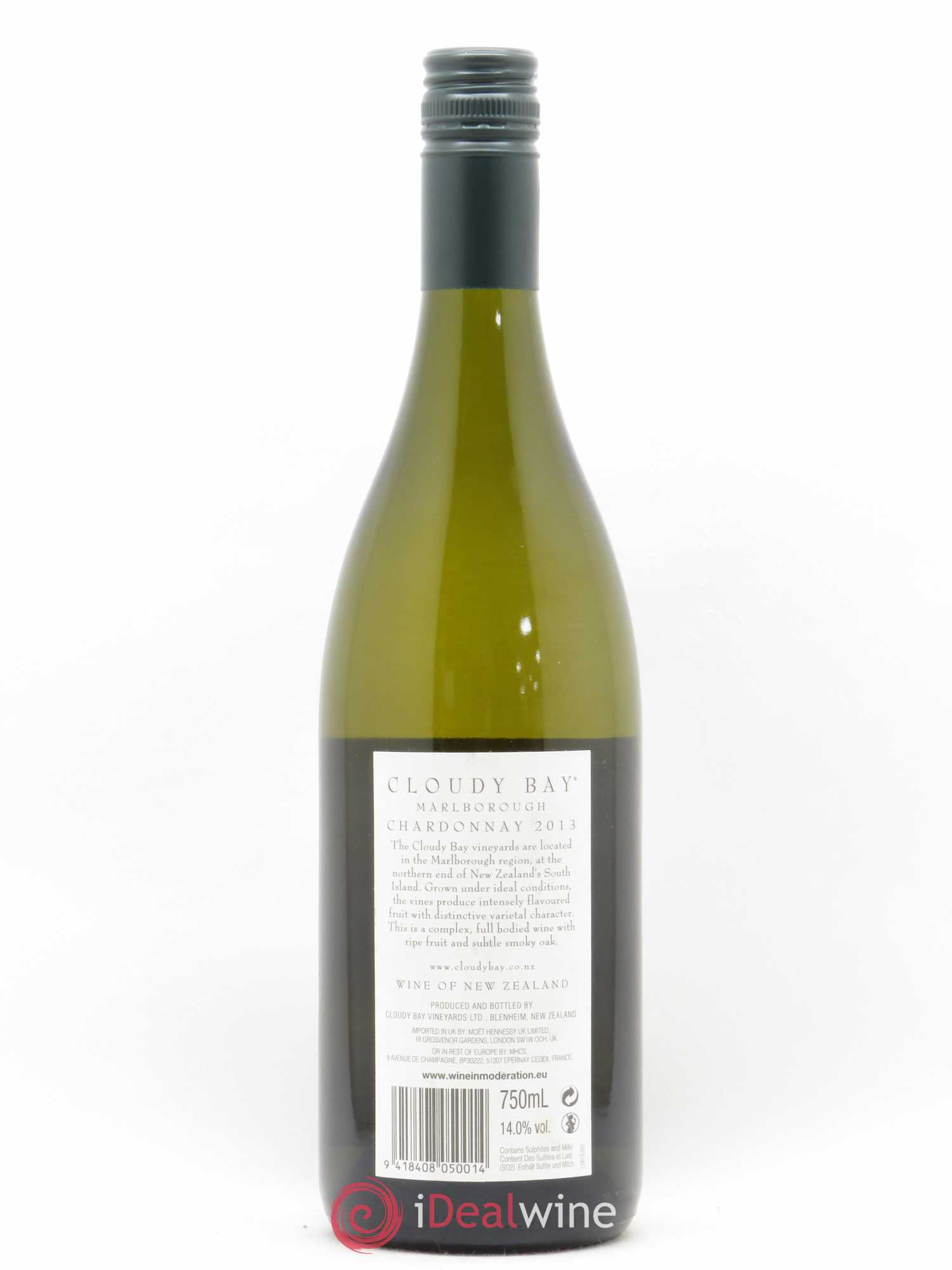 Nouvelle Zélande Cloudy Bay Chardonnay 2013 - Lot de 1 bouteille - 1