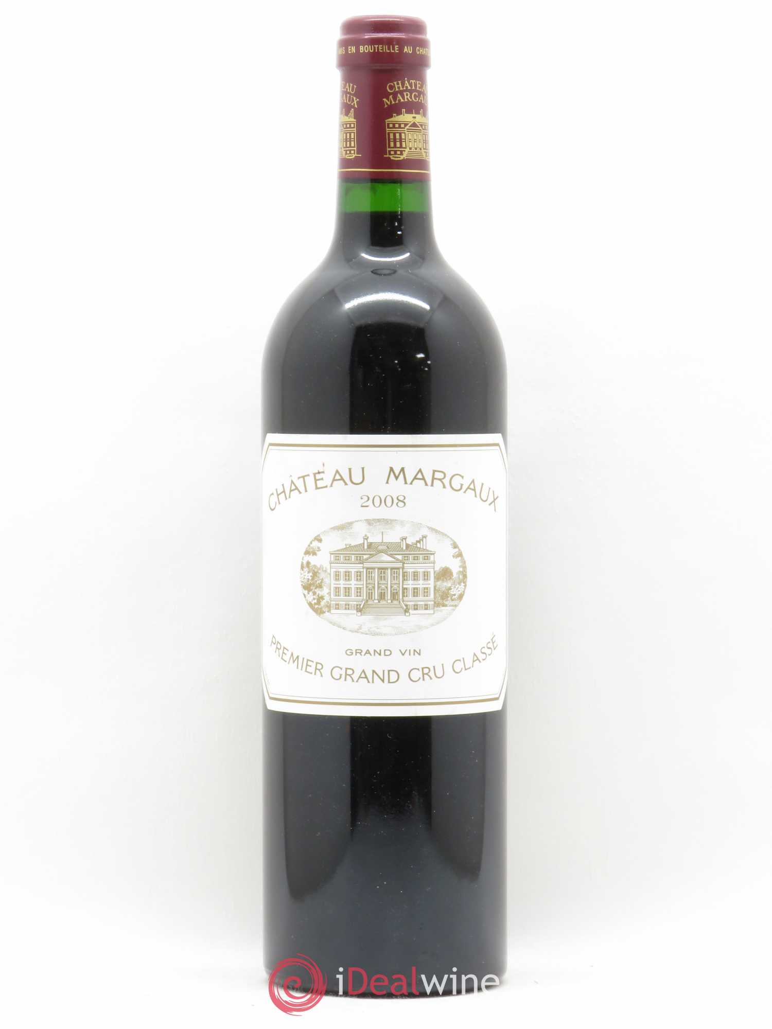 Château Margaux 1er Grand Cru Classé 2008 - Lot de 1 bouteille - 0