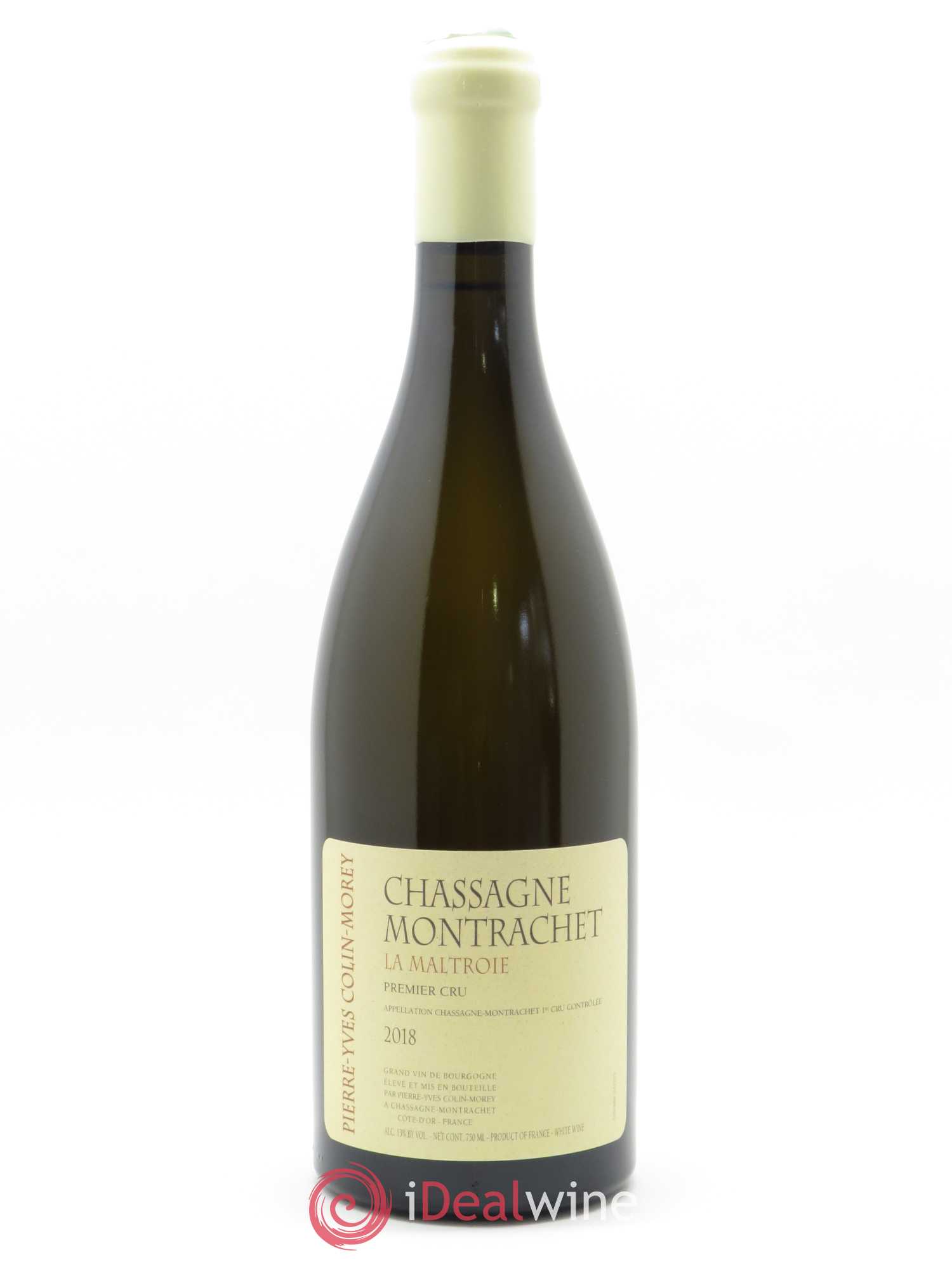Chassagne-Montrachet 1er Cru La Maltroie Pierre-Yves Colin Morey 2018 - Lot de 1 bouteille - 0
