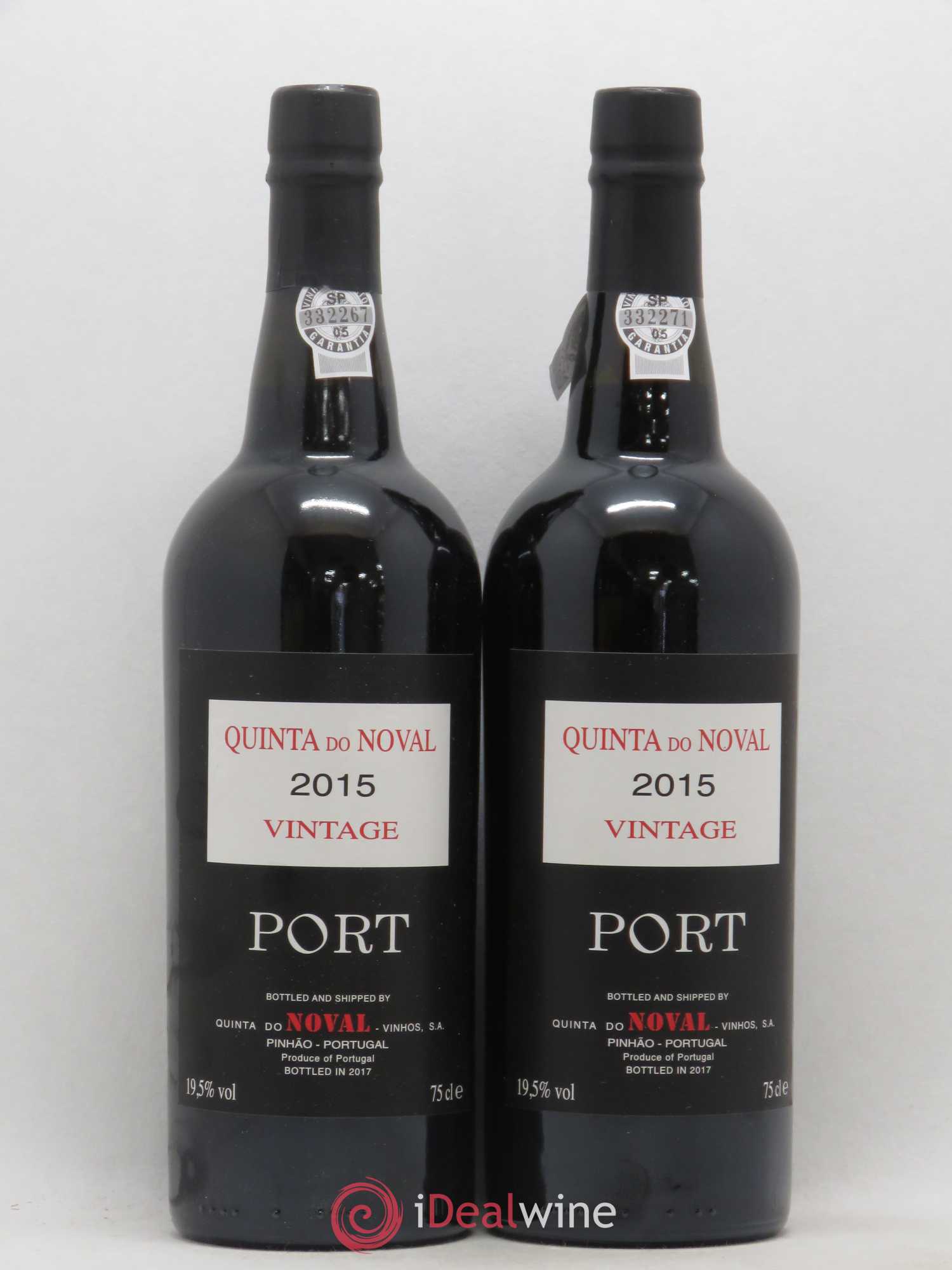 Porto Quinta Do Noval Vintage 2015 - Lot de 2 bouteilles - 0