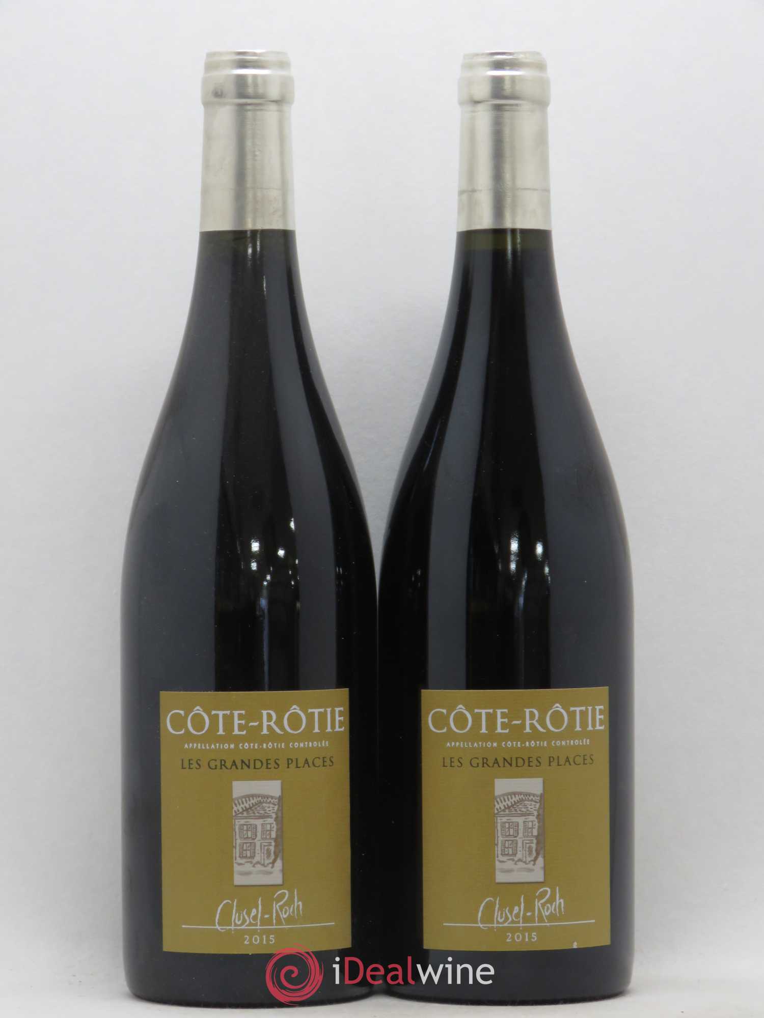 Côte-Rôtie Les Grandes Places Clusel-Roch 2015 - Lot de 2 bouteilles - 0