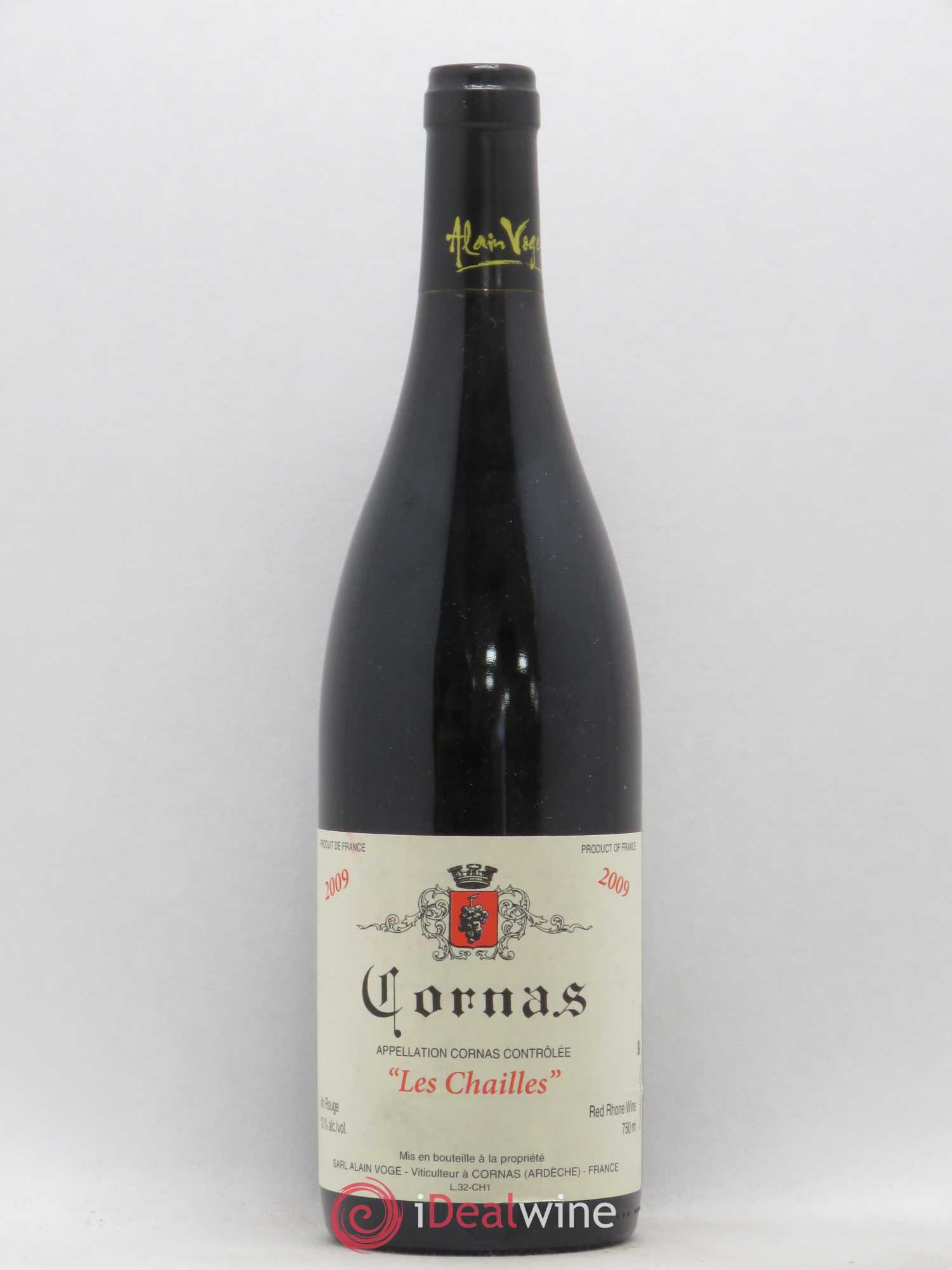 Cornas Les Chailles Alain Voge (Domaine) 2009 - Lot de 1 bouteille - 0