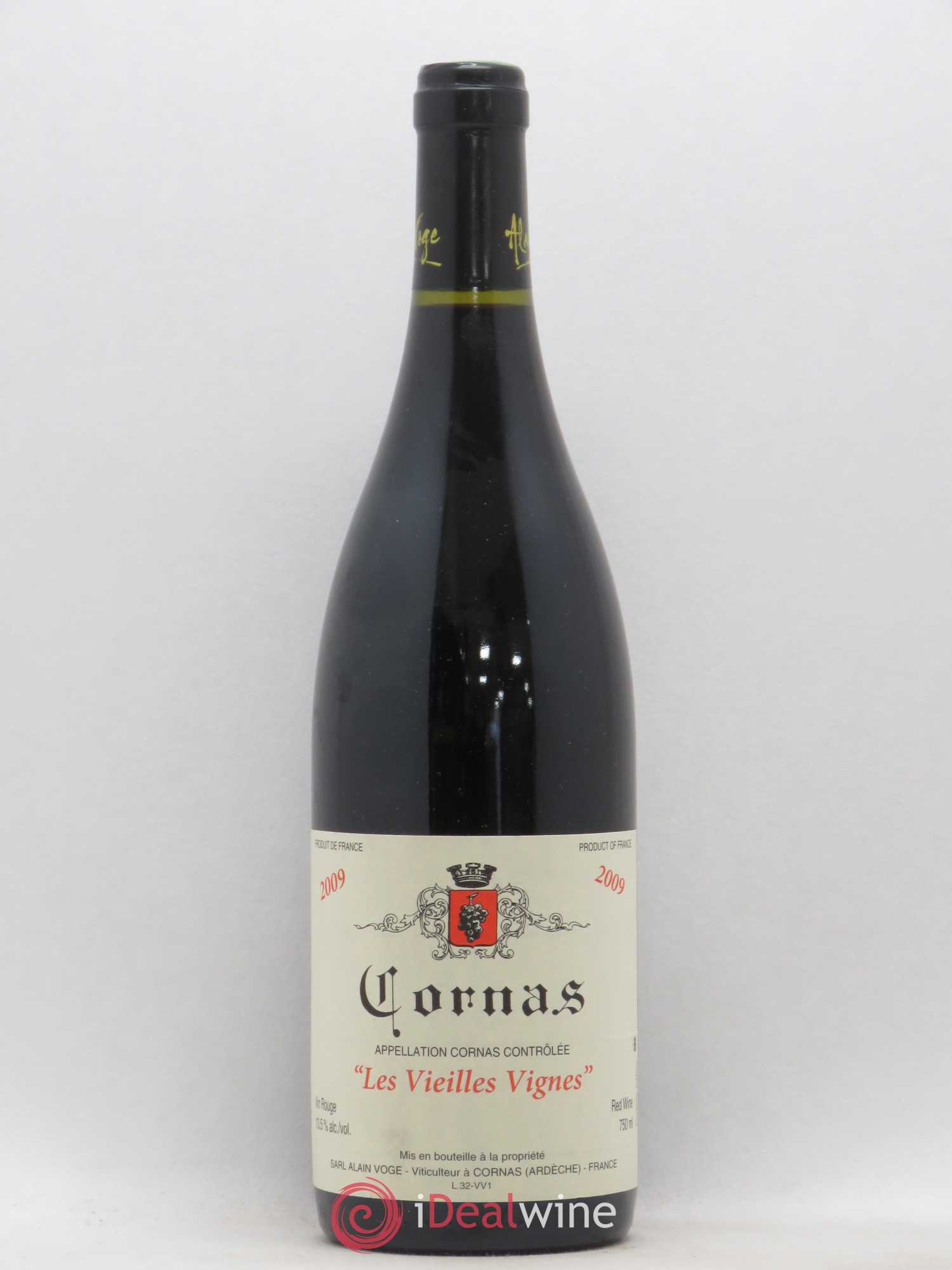 Cornas Les Vieilles Vignes Alain Voge (Domaine) 2009 - Lot de 1 bouteille - 0