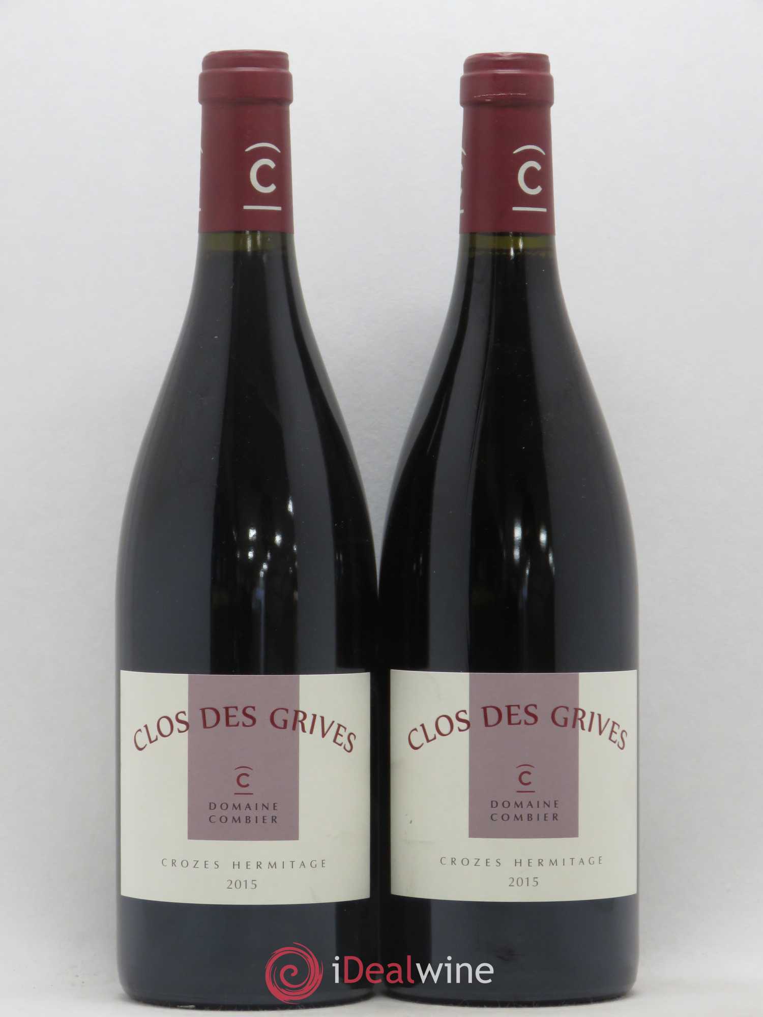 Crozes-Hermitage Clos des Grives Combier 2015 - Lot de 2 bouteilles - 0