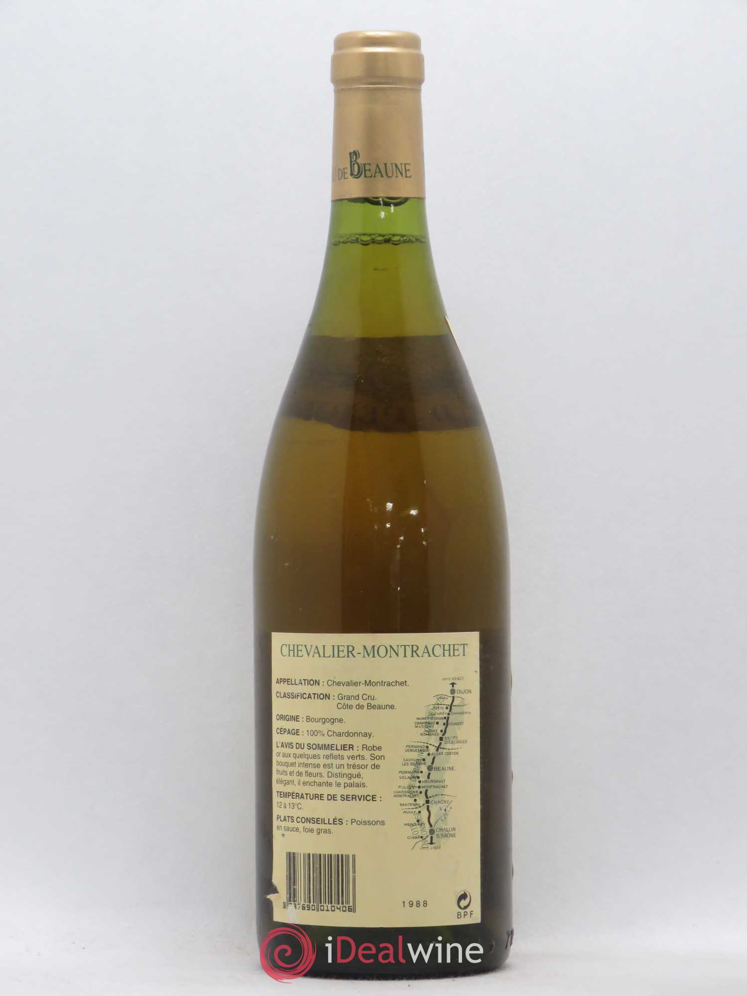 Chevalier-Montrachet Grand Cru Bouchard Père & Fils Domaine du Château de Beaune 1988 - Posten von 1 Flasche - 1