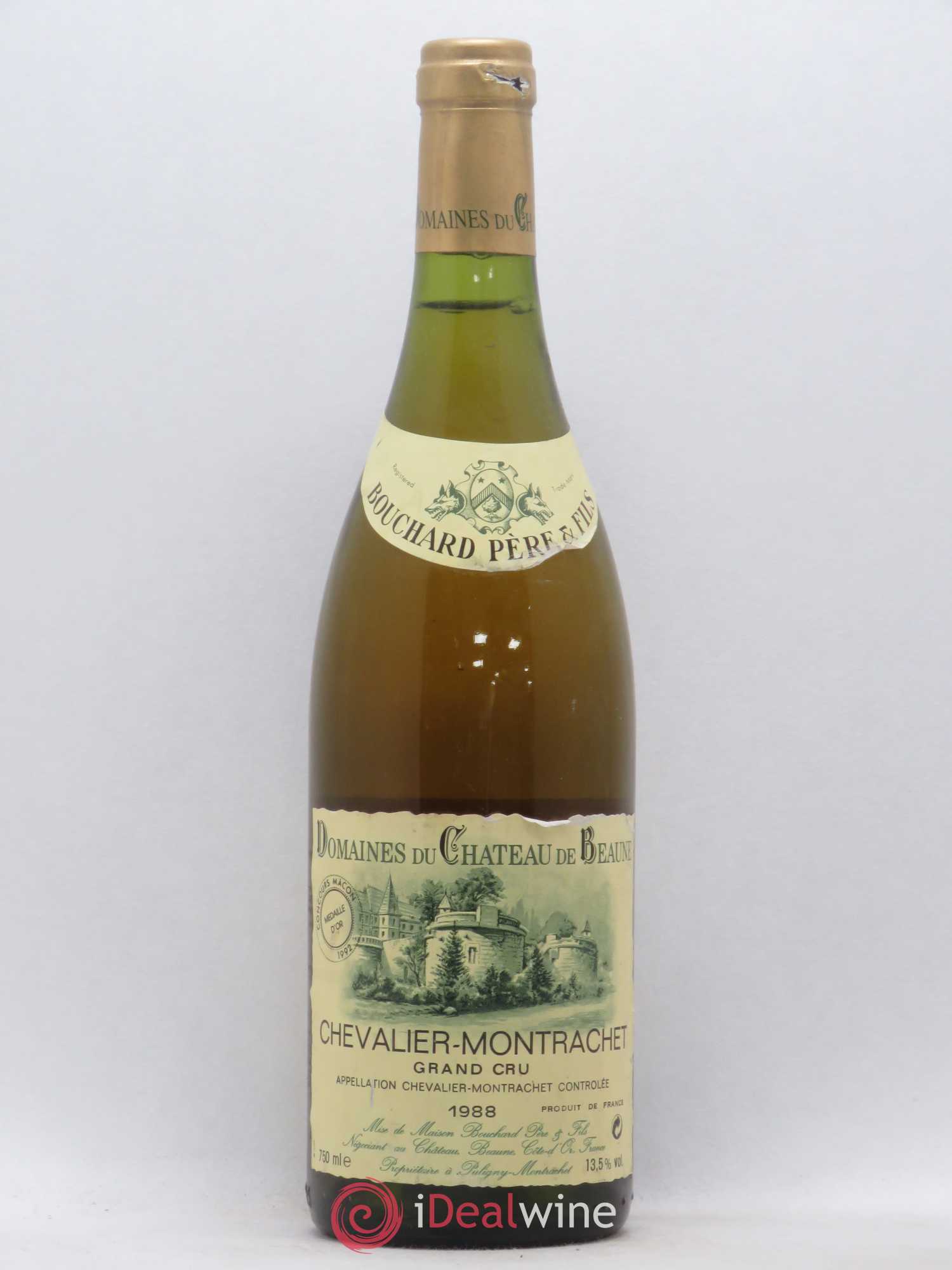 Chevalier-Montrachet Grand Cru Bouchard Père & Fils Domaine du Château de Beaune 1988 - Posten von 1 Flasche - 0