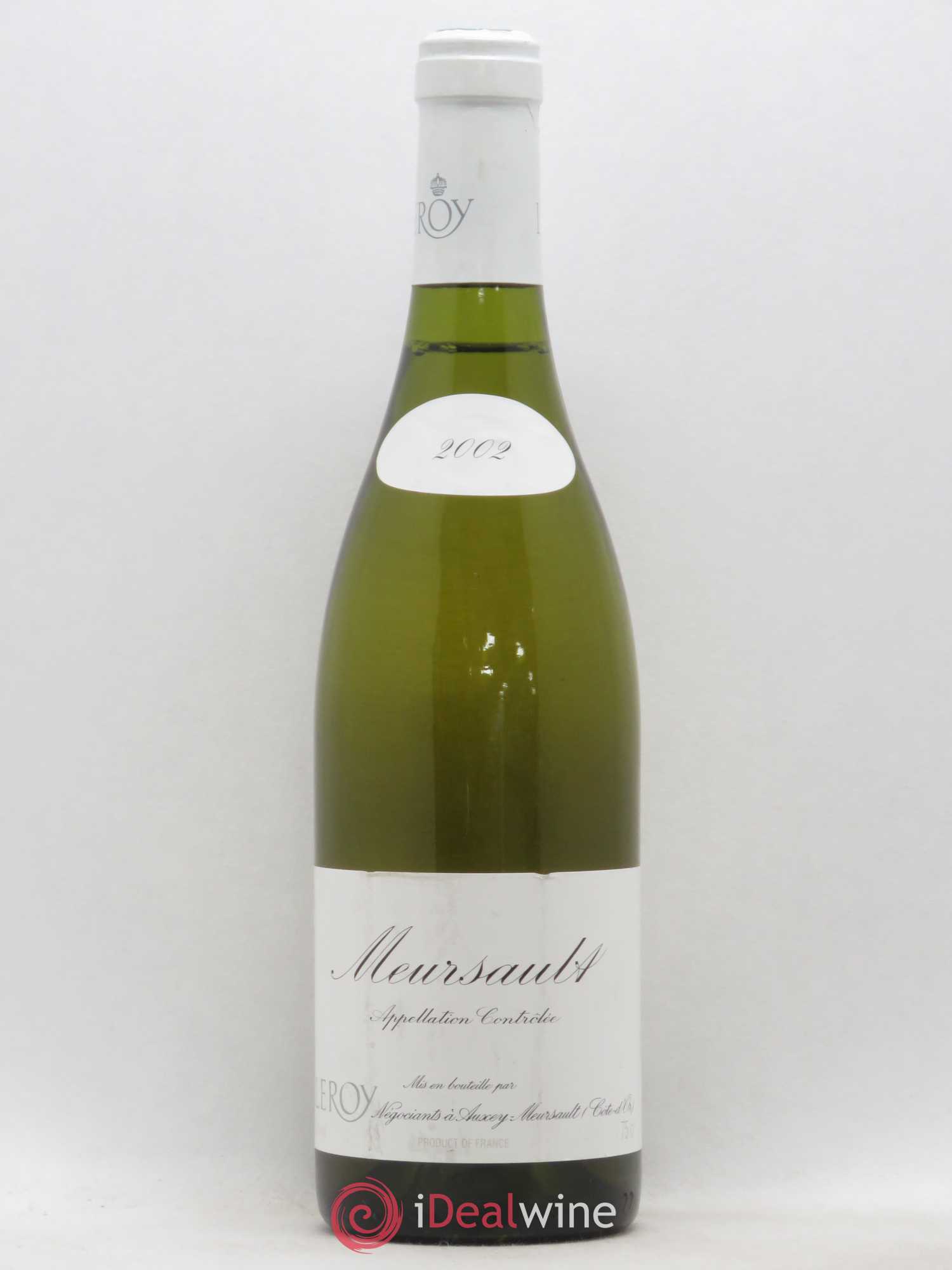 Meursault Leroy SA 2002 - Lot de 1 bouteille - 0