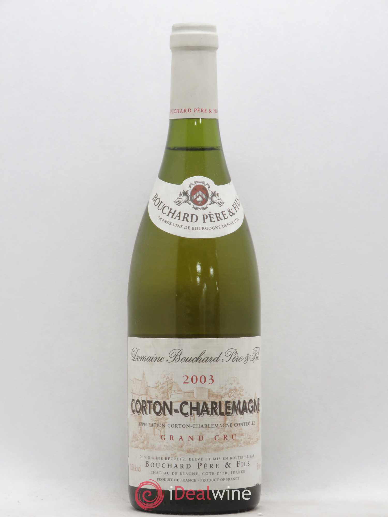 Corton-Charlemagne Grand Cru Bouchard Père & Fils 2003 - Lot de 1 bouteille - 0
