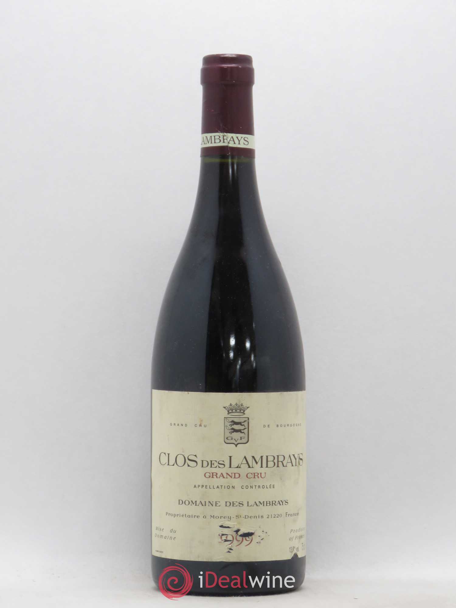 Clos des Lambrays Grand Cru Domaine des Lambrays 1999 - Lot de 1 bouteille - 0