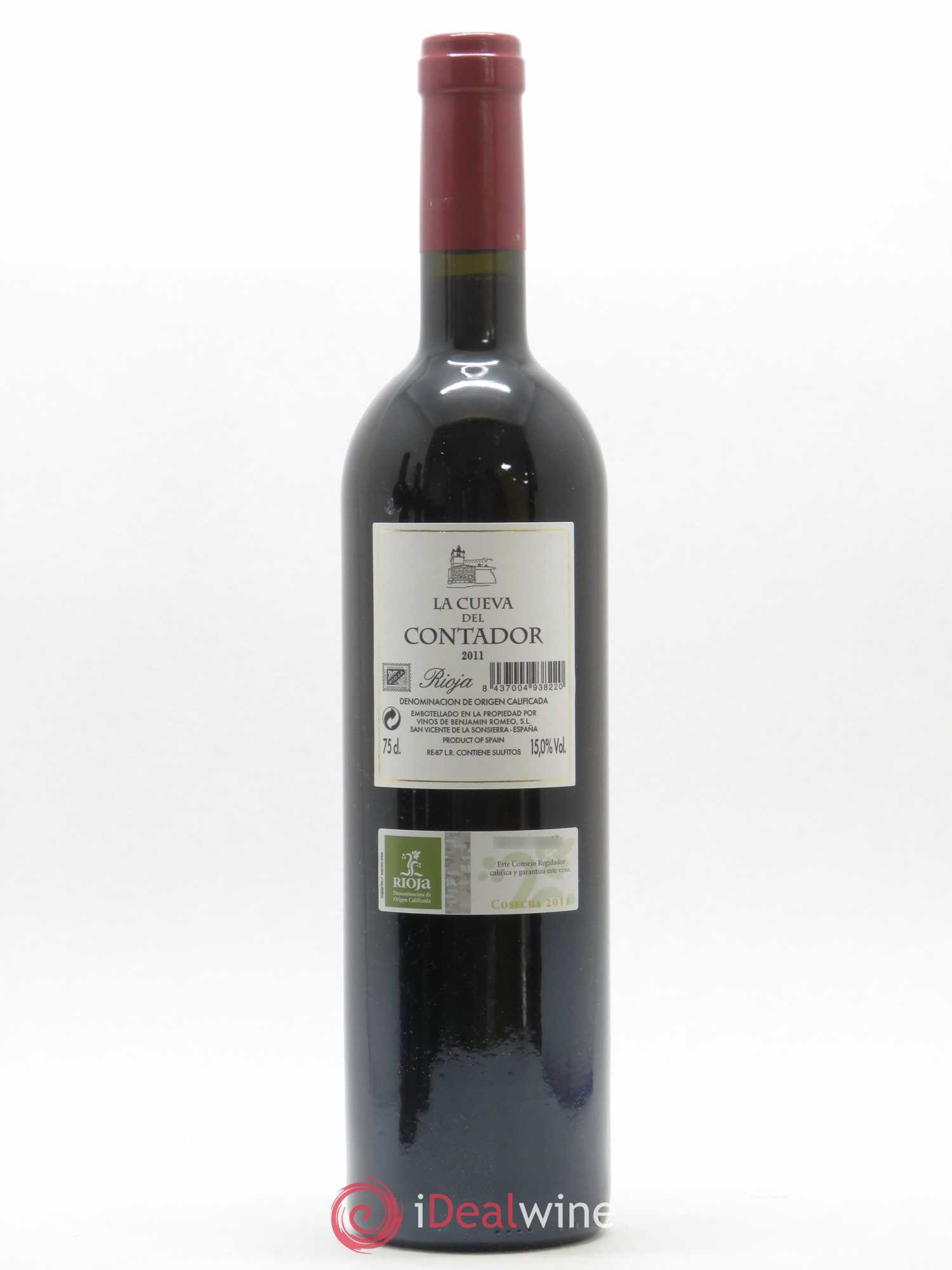 Rioja DOCA La Cueva del Contador Bodega Contador - Benjamin Romeo 2011 - Lot of 1 bottle - 1
