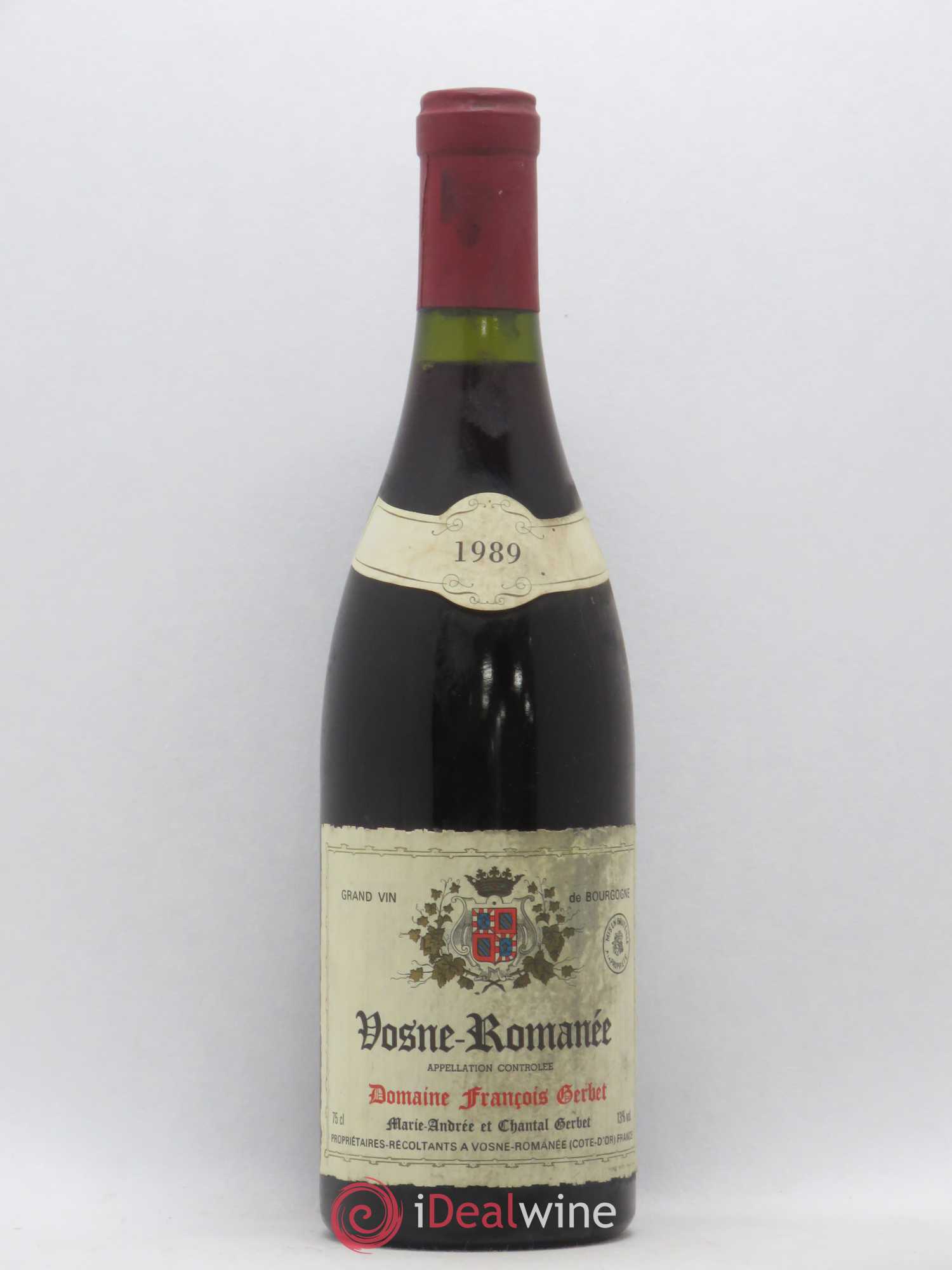Vosne-Romanée Domaine Gerbet 1989 - Posten von 1 Flasche - 0