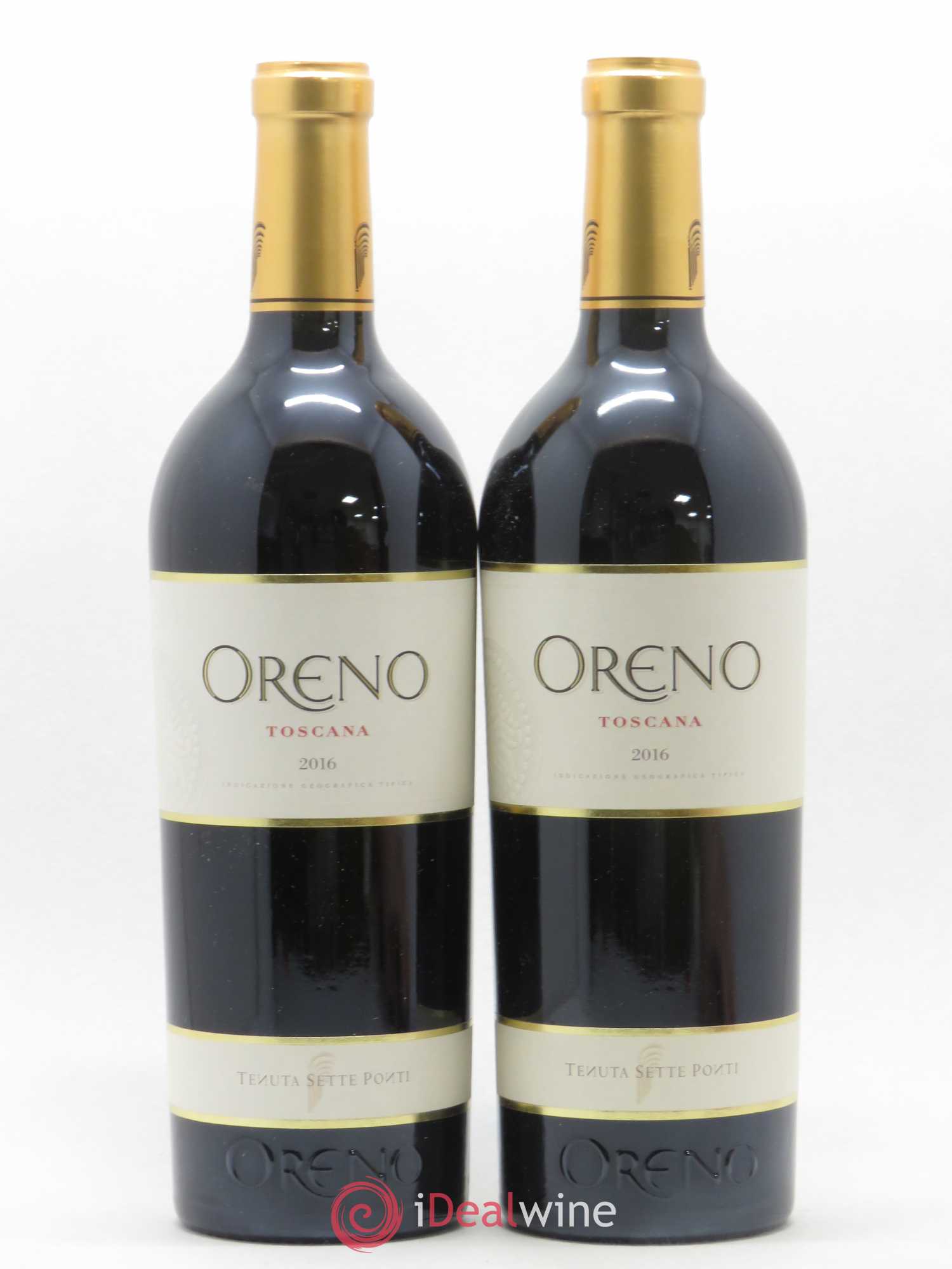 Italie Toscana Oreno Tenuta Sette Ponti 2016 - Posten von 2 Flaschen - 0