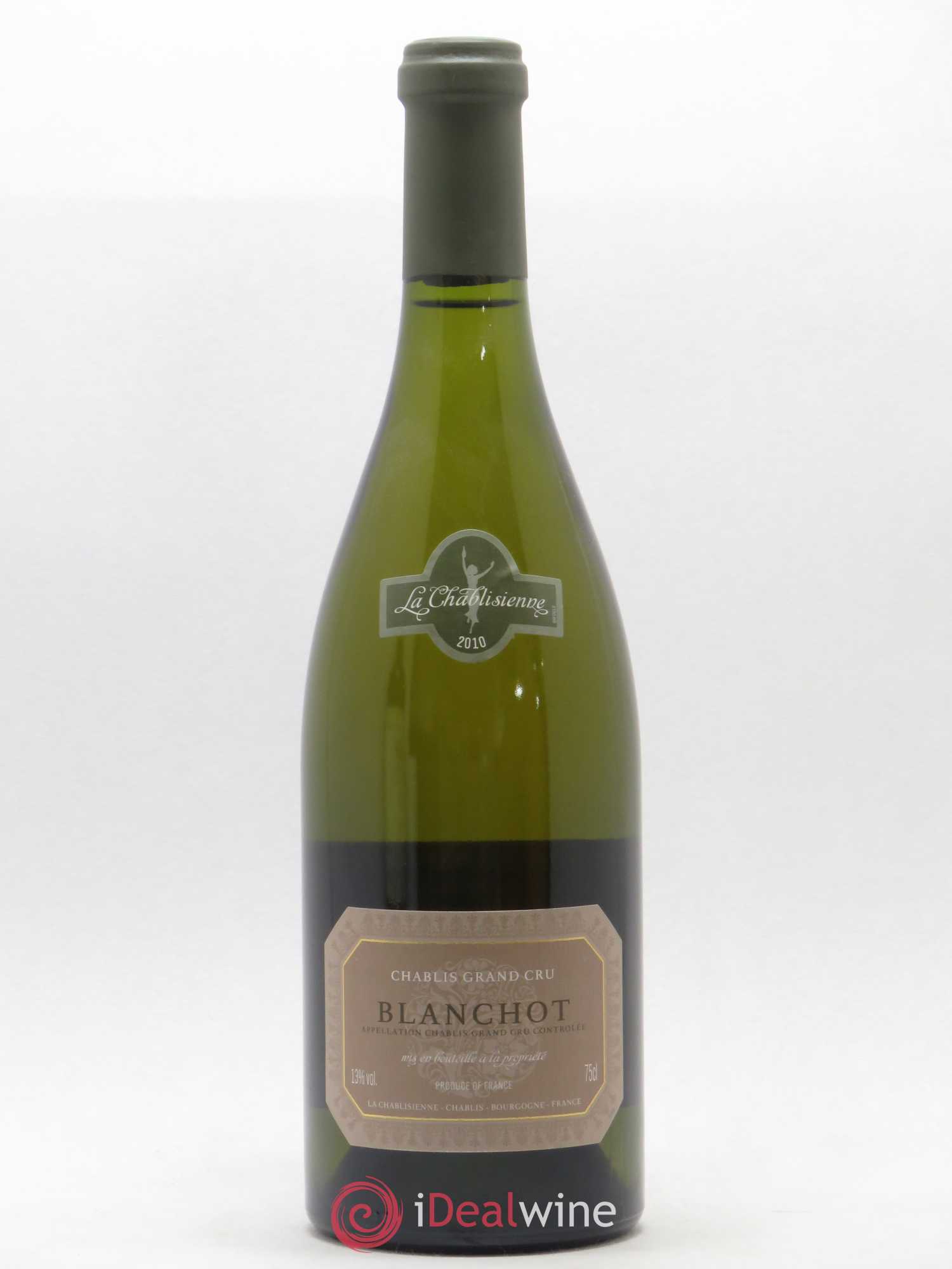 Chablis Grand Cru Blanchot La Chablisienne 2010 - Lot de 1 bouteille - 0