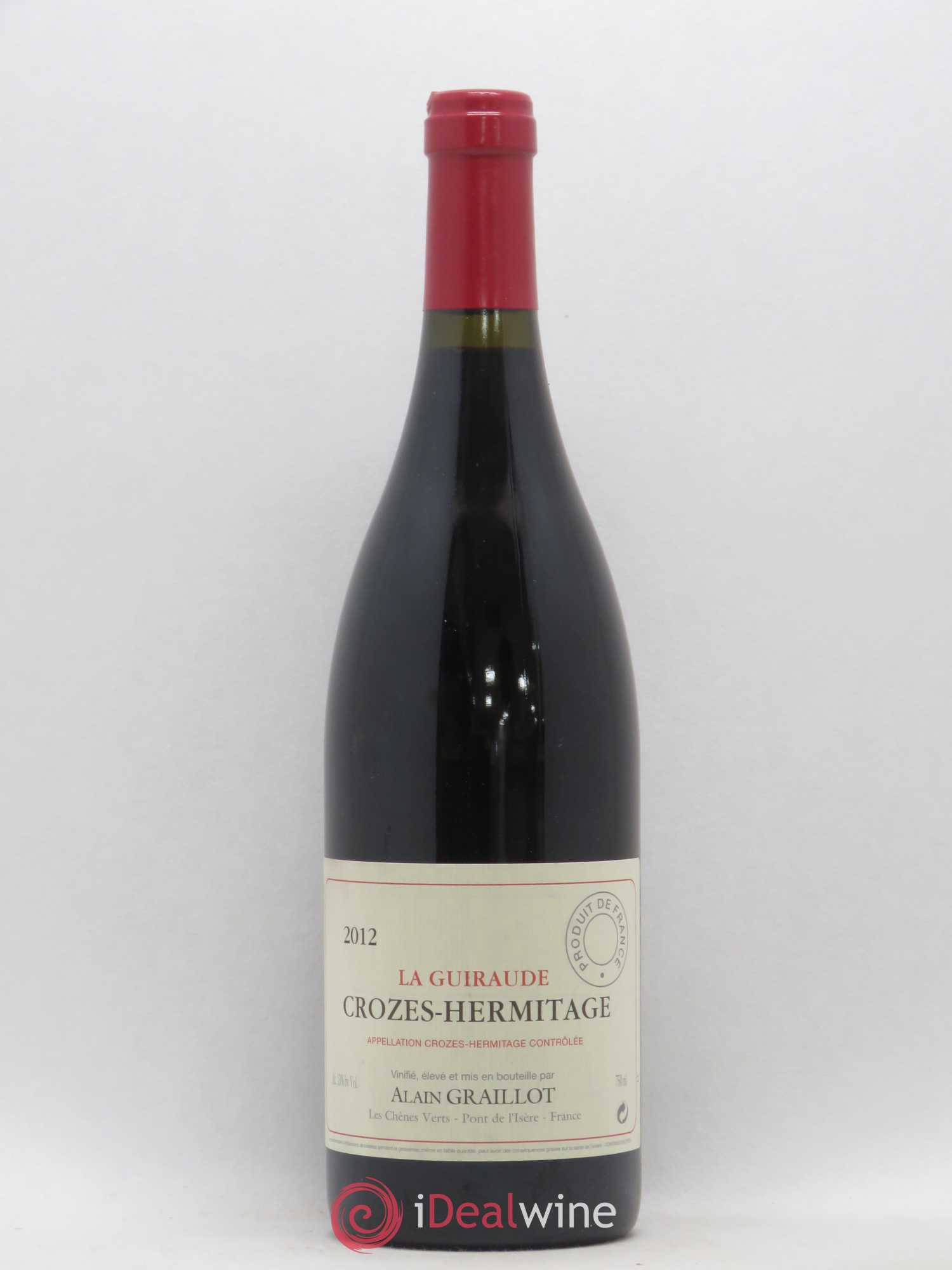 Crozes-Hermitage La Guiraude Domaine Graillot 2012 - Lot de 1 bouteille - 0