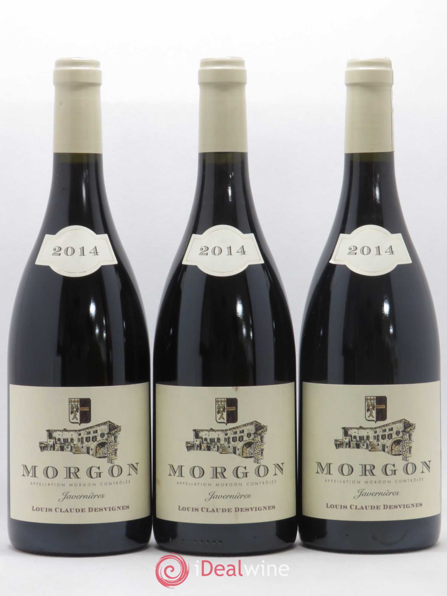 Morgon Côte de Py Javernières Louis-Claude Desvignes 2014 - Lot de 3 bouteilles - 0