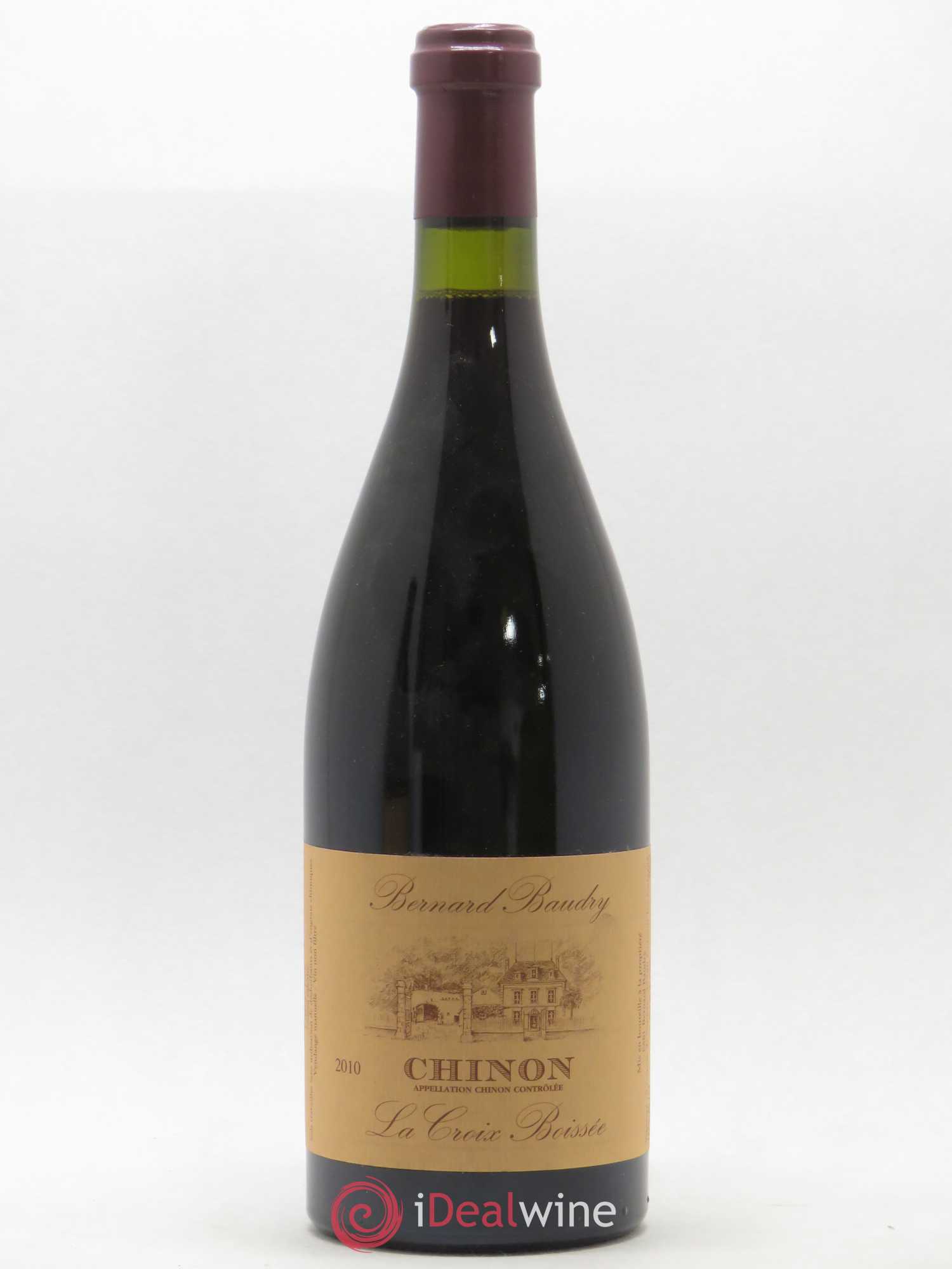 Chinon La Croix Boissée Bernard Baudry 2010 - Lot de 1 bouteille - 0
