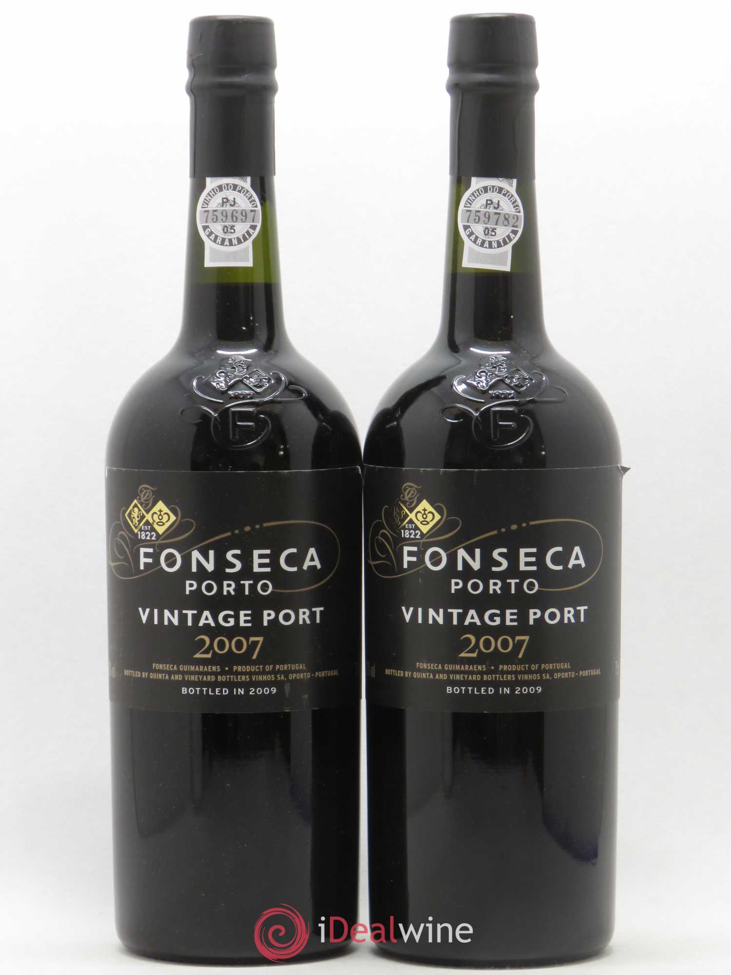 Porto Fonseca Vintage 2007 - Lot de 2 bouteilles - 0