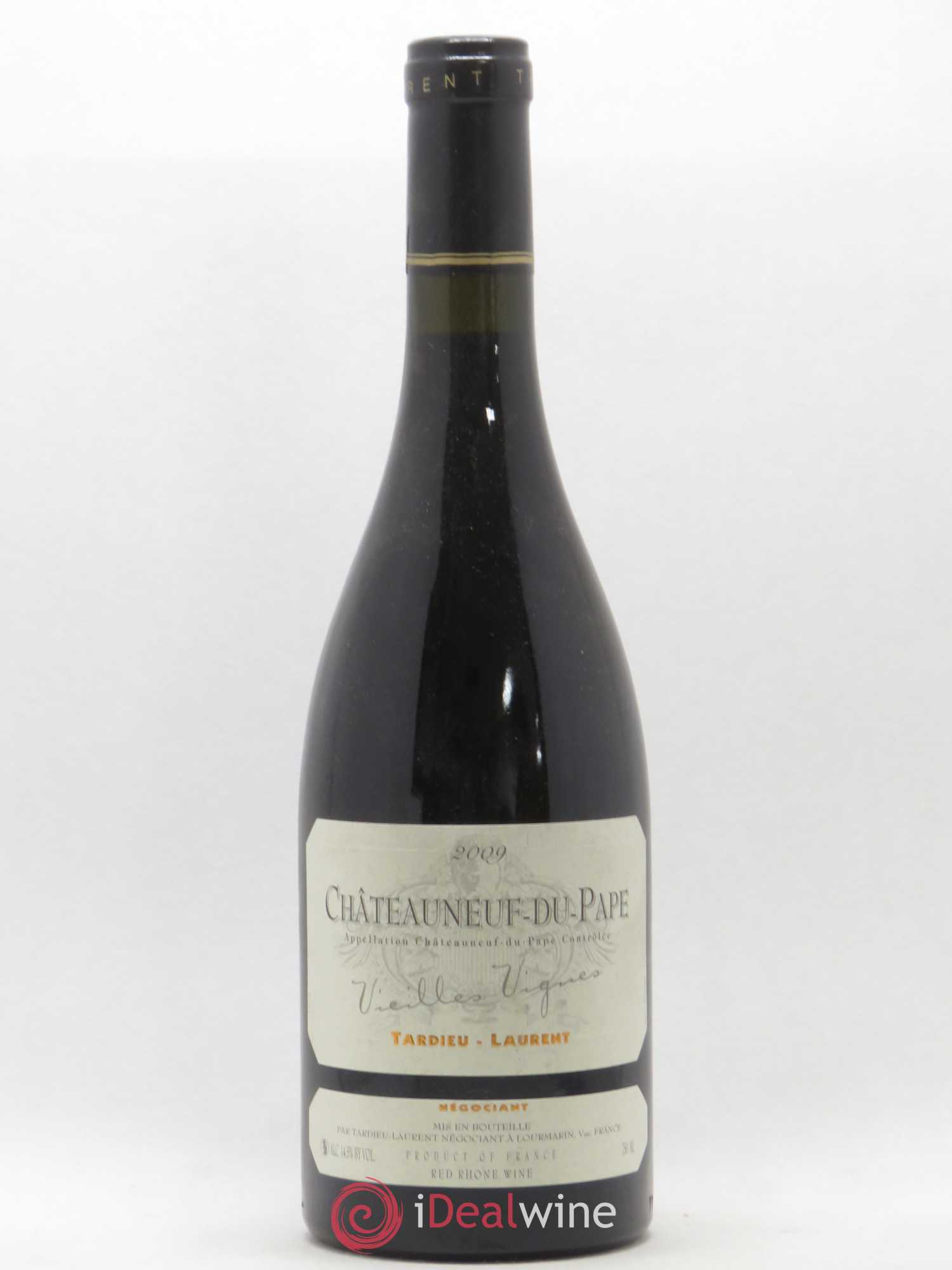 Châteauneuf-du-Pape Tardieu-Laurent Vieilles vignes Famille Tardieu 2009 - Lot de 1 bouteille - 0