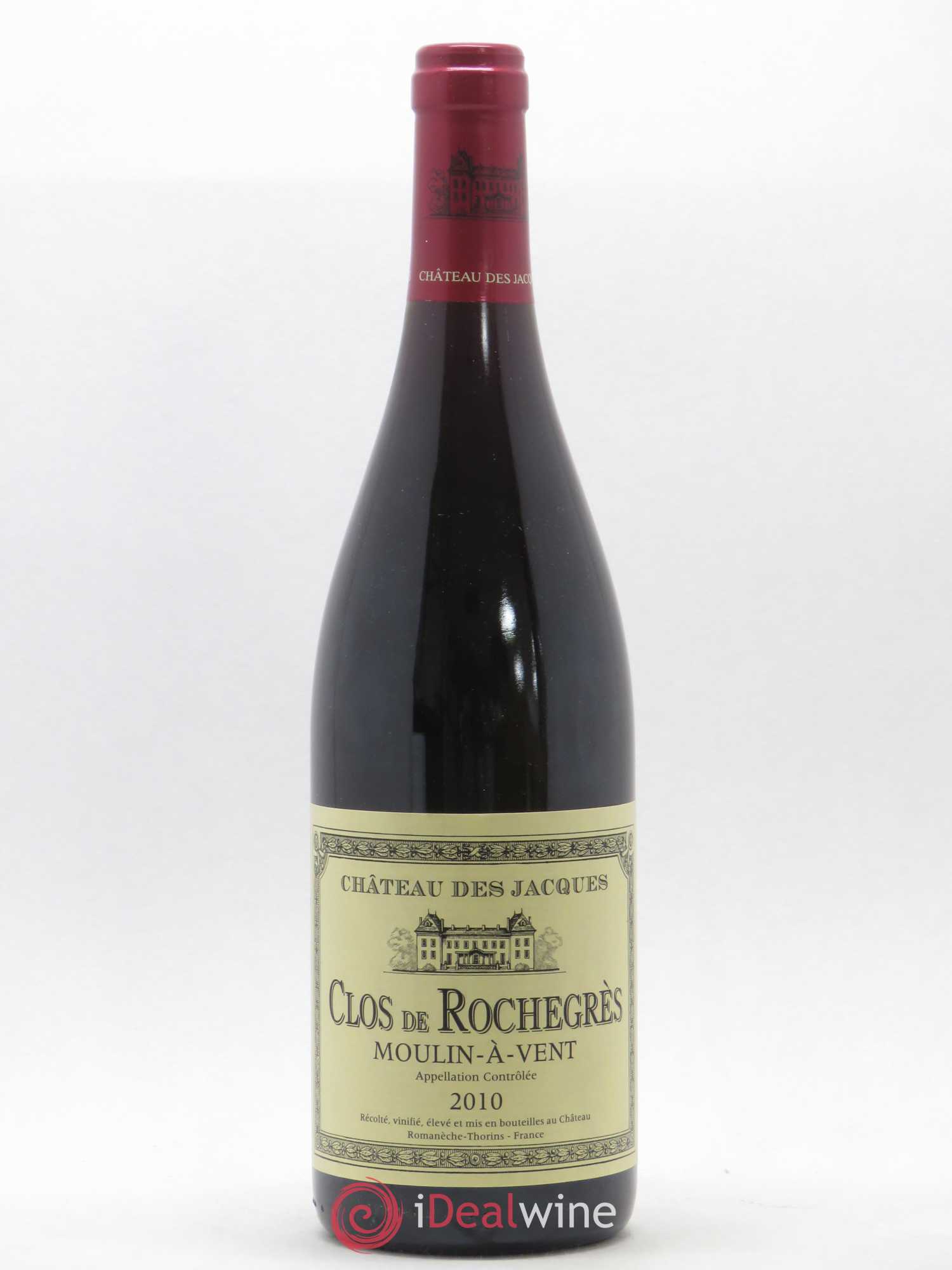 Moulin-à-Vent Clos de Rochegrès Château des Jacques 2010 - Posten von 1 Flasche - 0