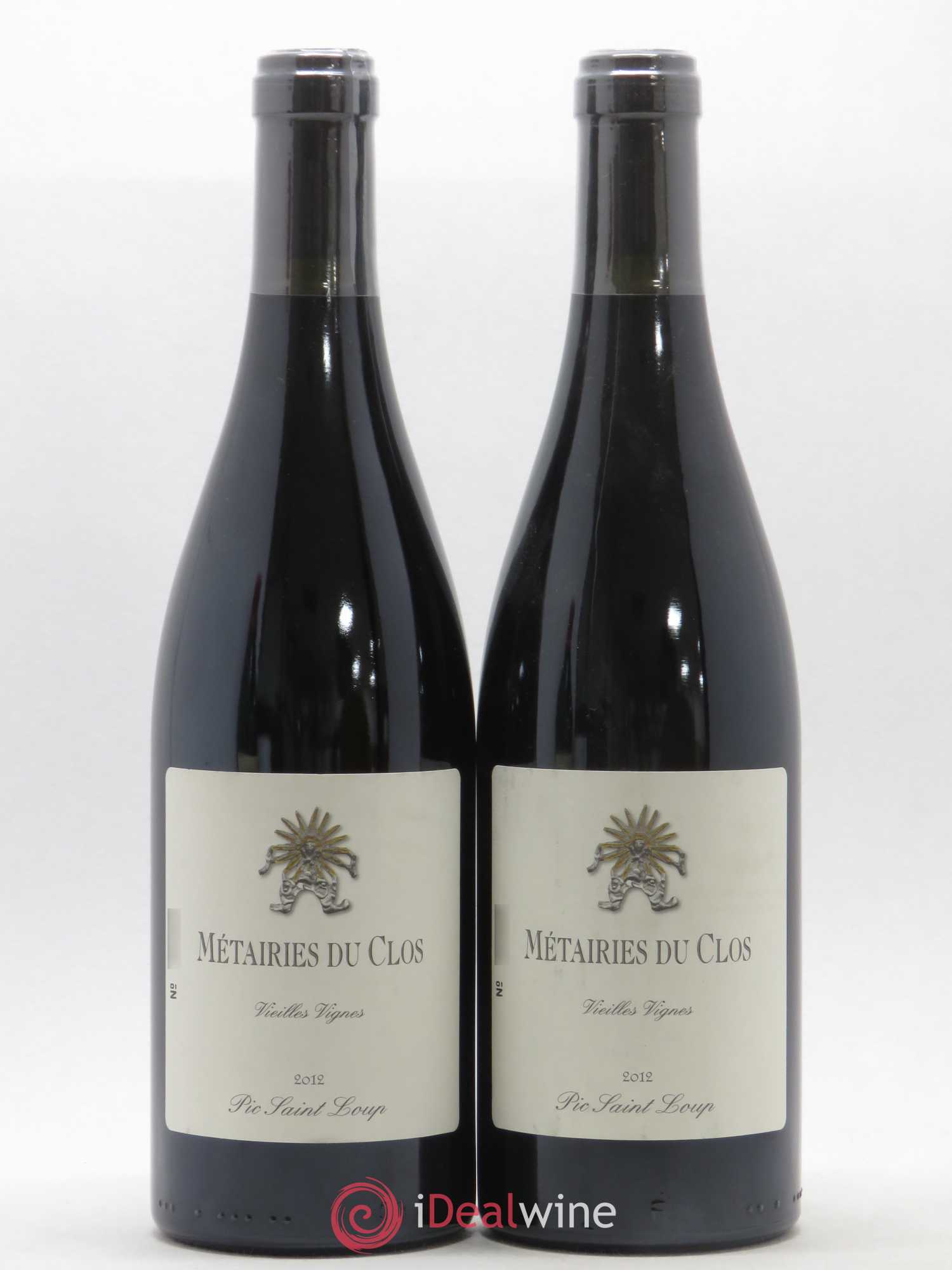 Coteaux du Languedoc Pic Saint-Loup Clos Marie Les Métairies du Clos Vieilles Vignes 2012 - Posten von 2 Flaschen - 0