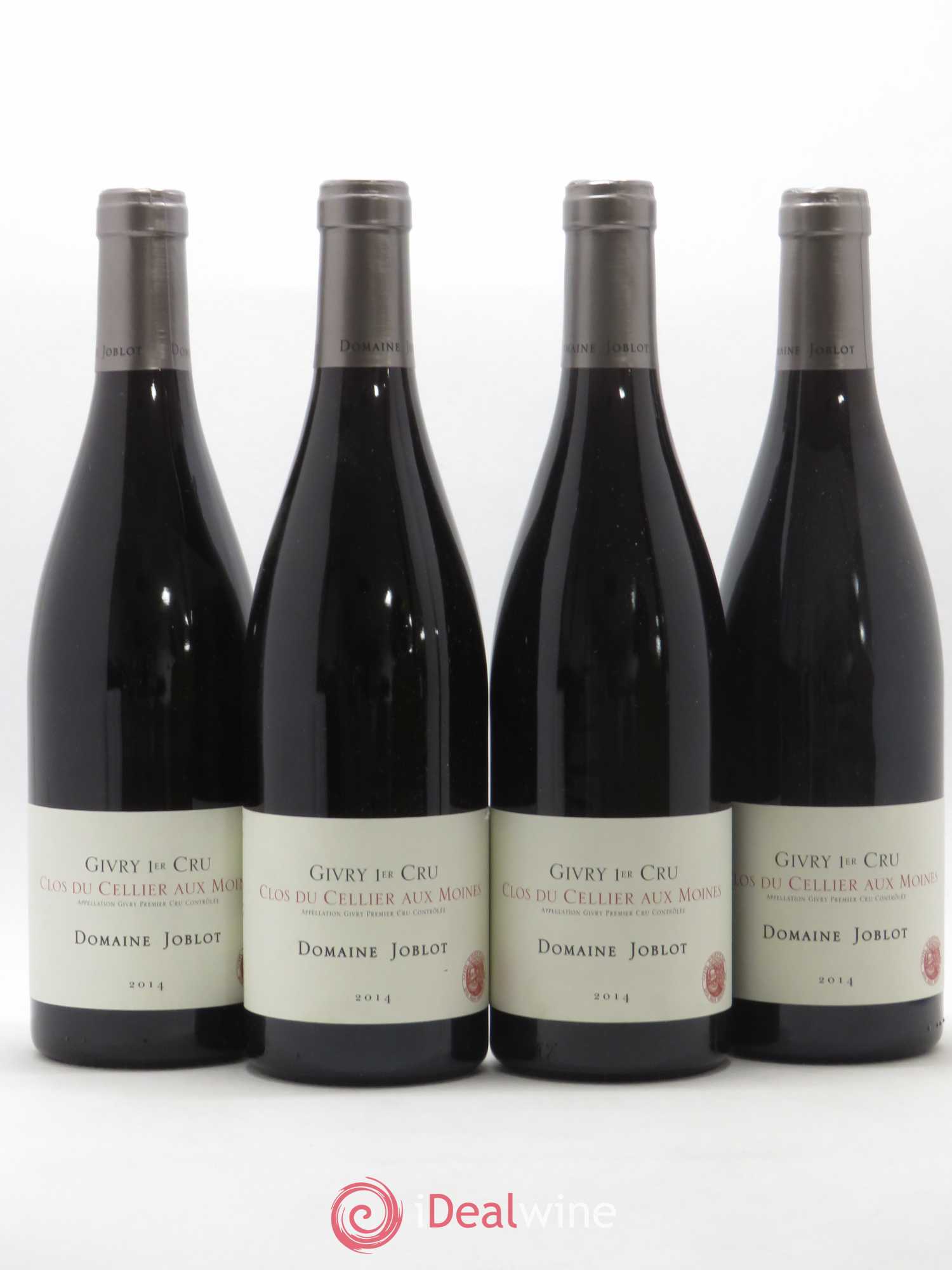 Givry 1er Cru Clos du Cellier aux Moines Joblot (Domaine) 2014 - Lot de 4 bouteilles - 0