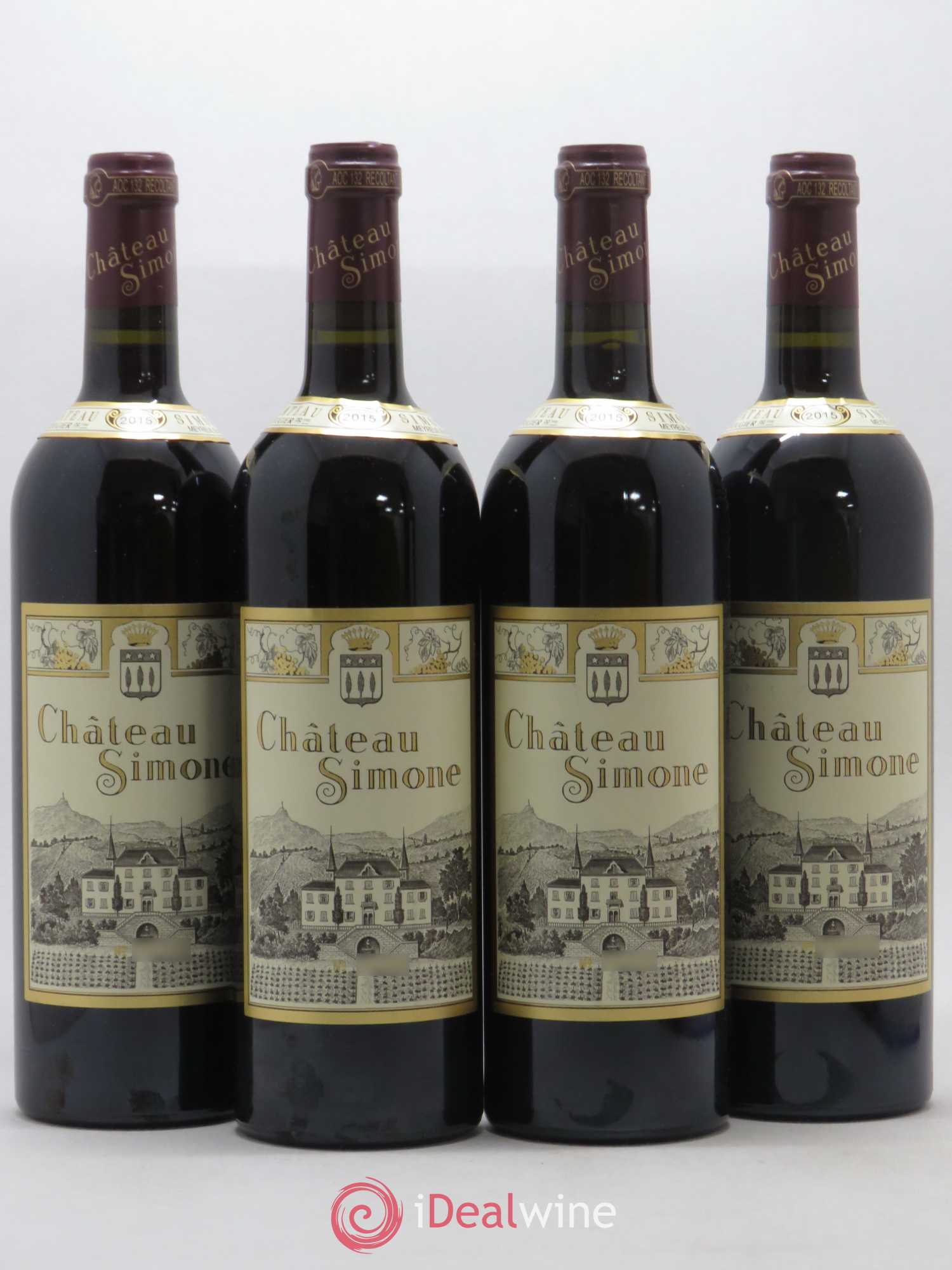 Palette Château Simone Famille Rougier 2015 - Lot de 4 bouteilles - 0