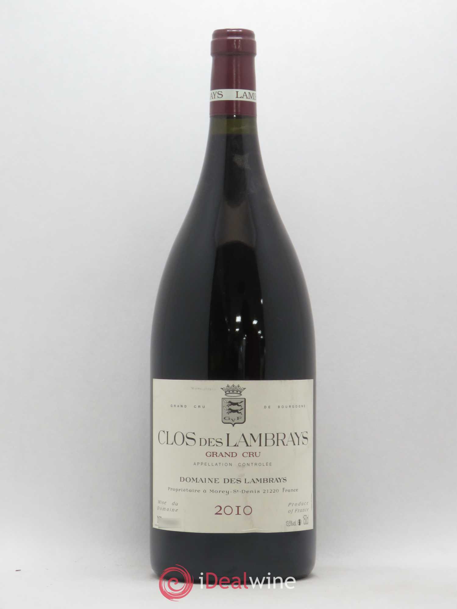Clos des Lambrays Grand Cru Domaine des Lambrays 2010 - Lot de 1 magnum - 0