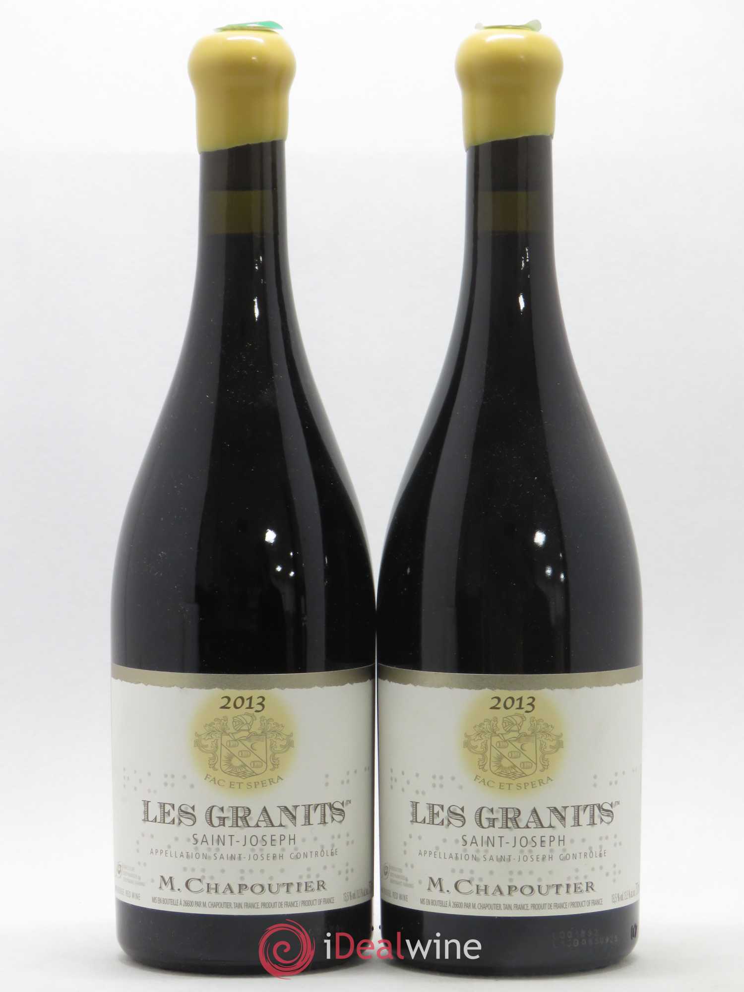 Saint-Joseph Les Granits Chapoutier 2013 - Lot de 2 bouteilles - 0