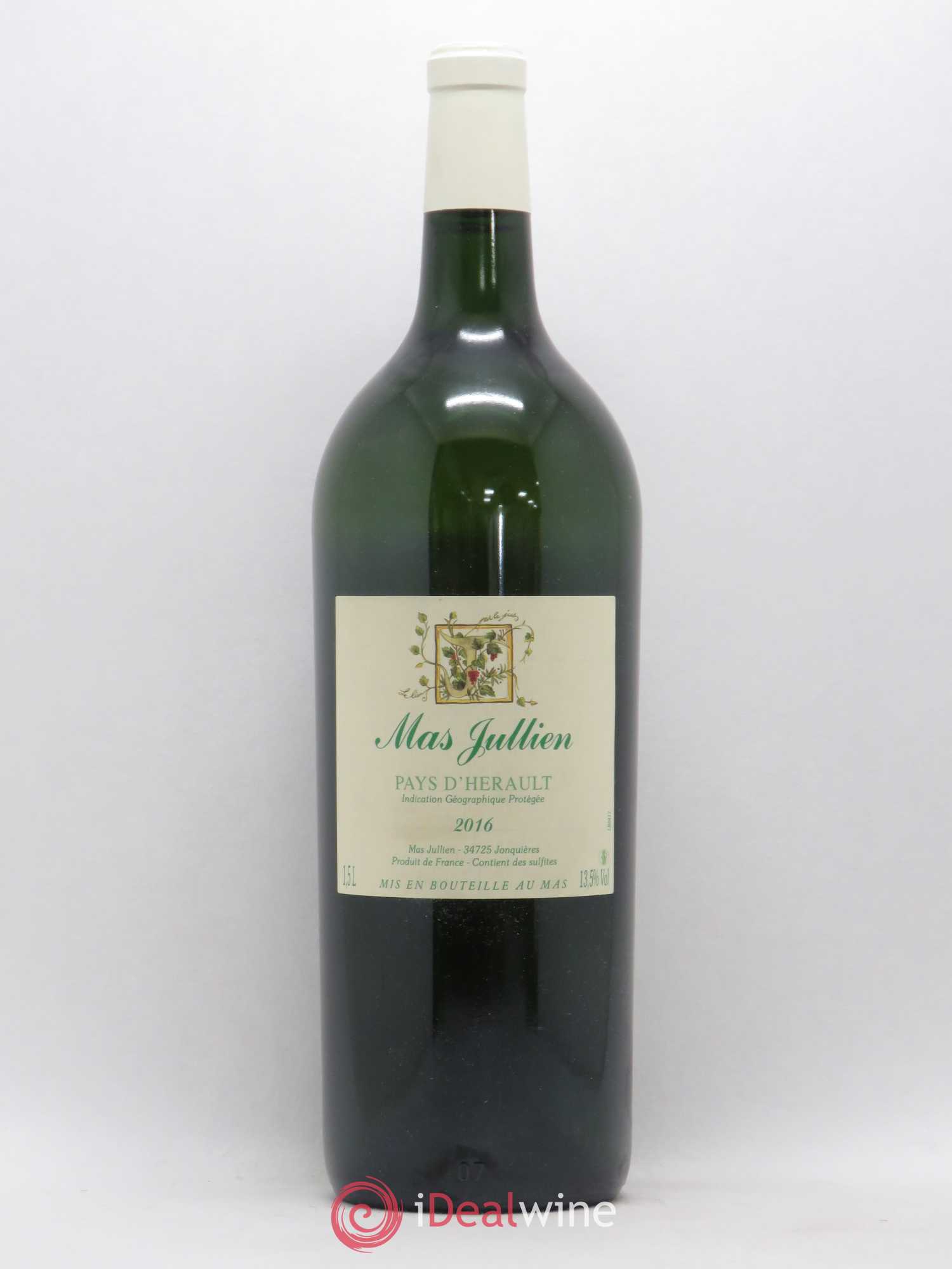 Pays d'Hérault Mas Jullien Olivier Jullien 2016 - Lot de 1 magnum - 0