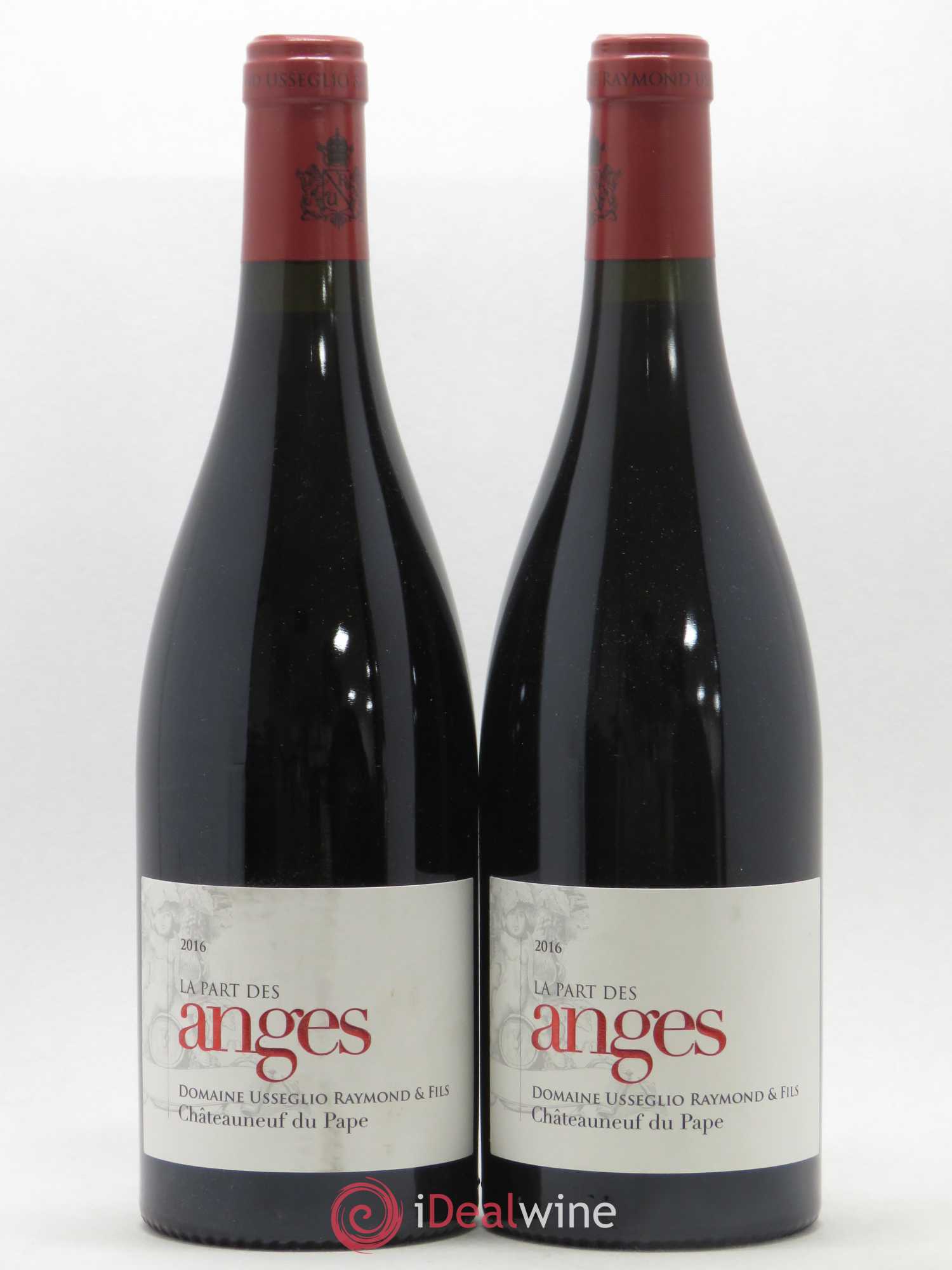 Châteauneuf-du-Pape La Part des Anges Raymond Usseglio (Domaine) 2016 - Lot de 2 bouteilles - 0