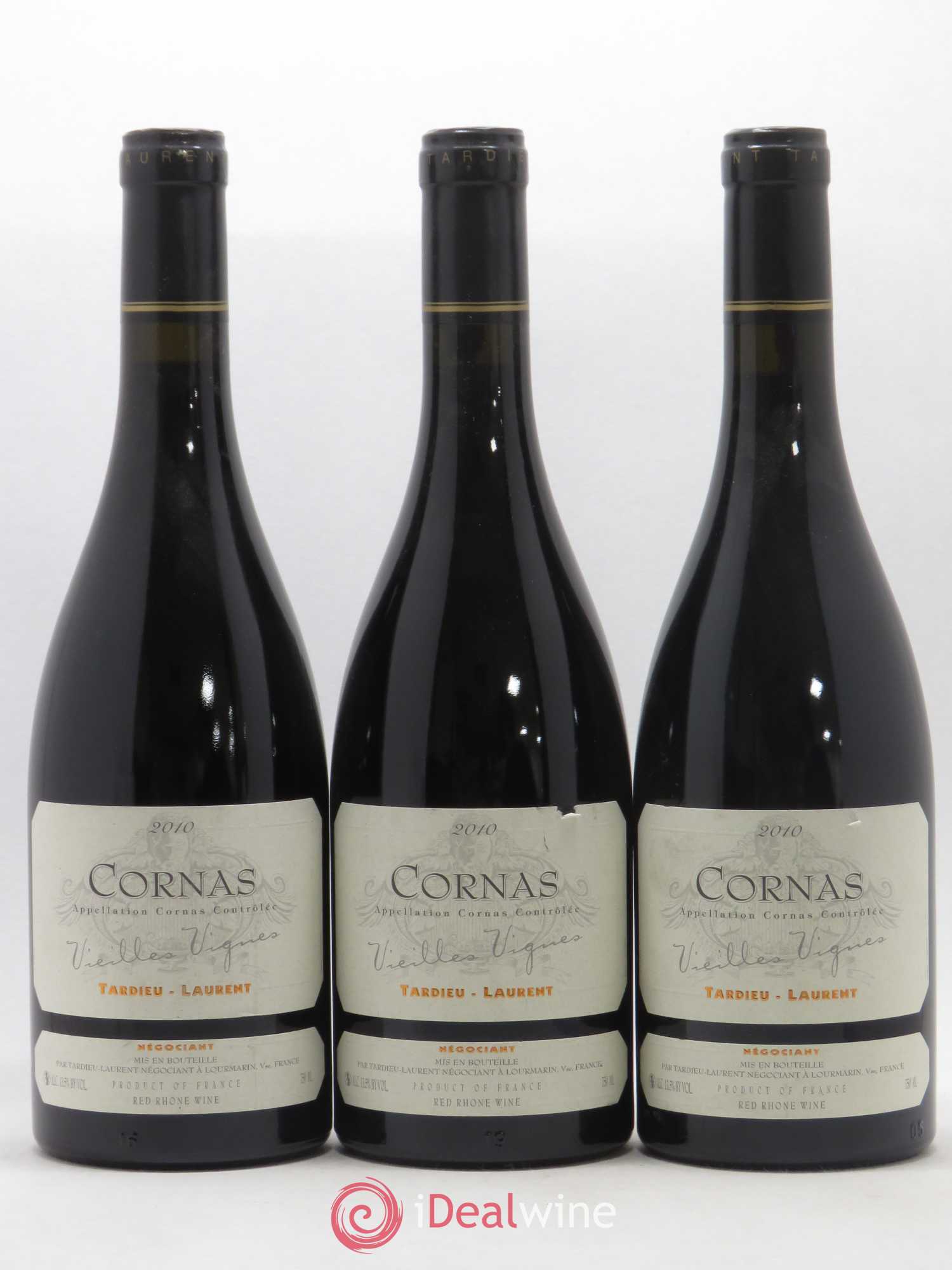 Cornas Vieilles vignes Maison Tardieu-Laurent 2010 - Lot de 3 bouteilles - 0