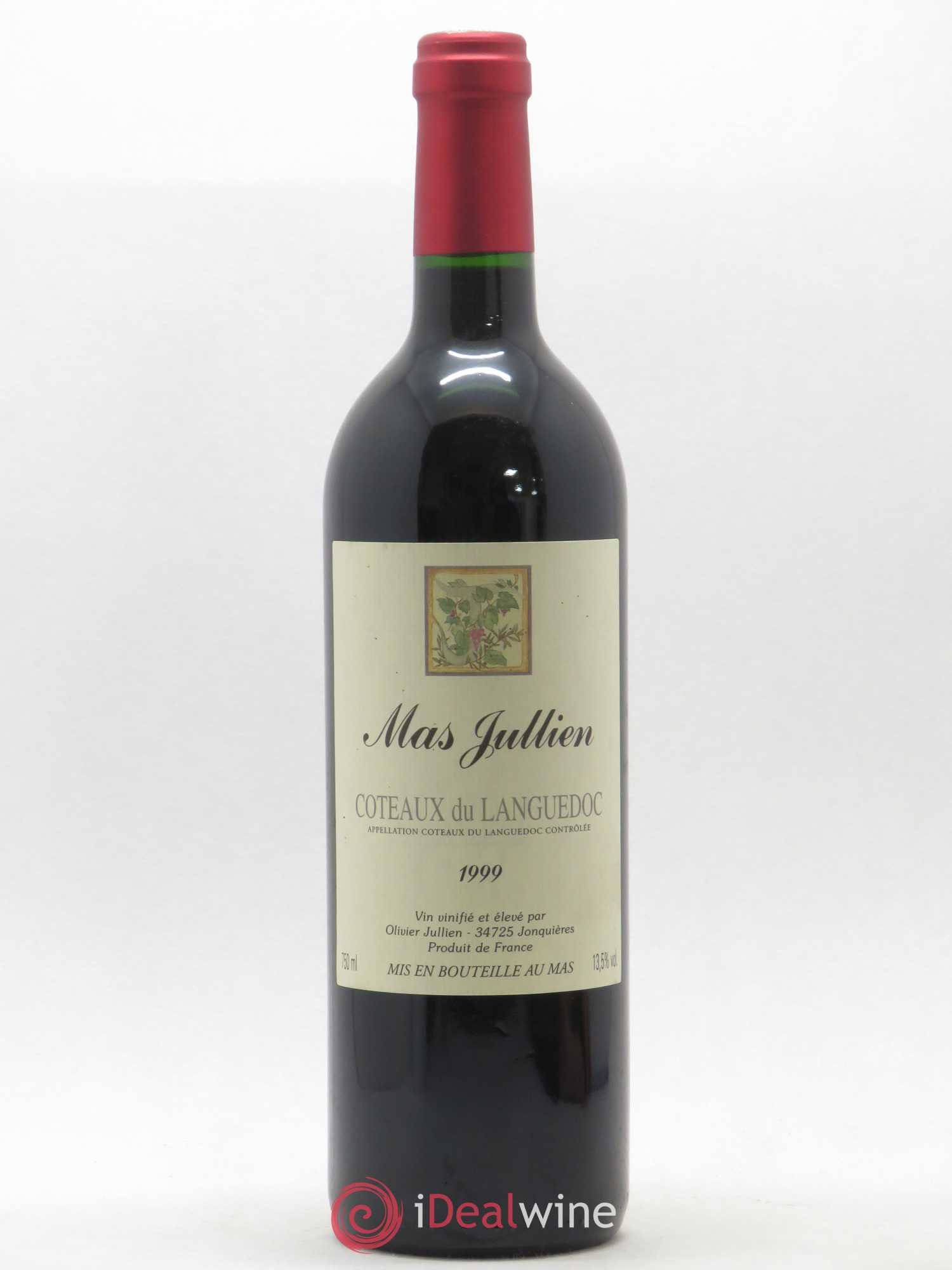 Terrasses du Larzac Mas Jullien Olivier Jullien 1999 - Lot de 1 bouteille - 0