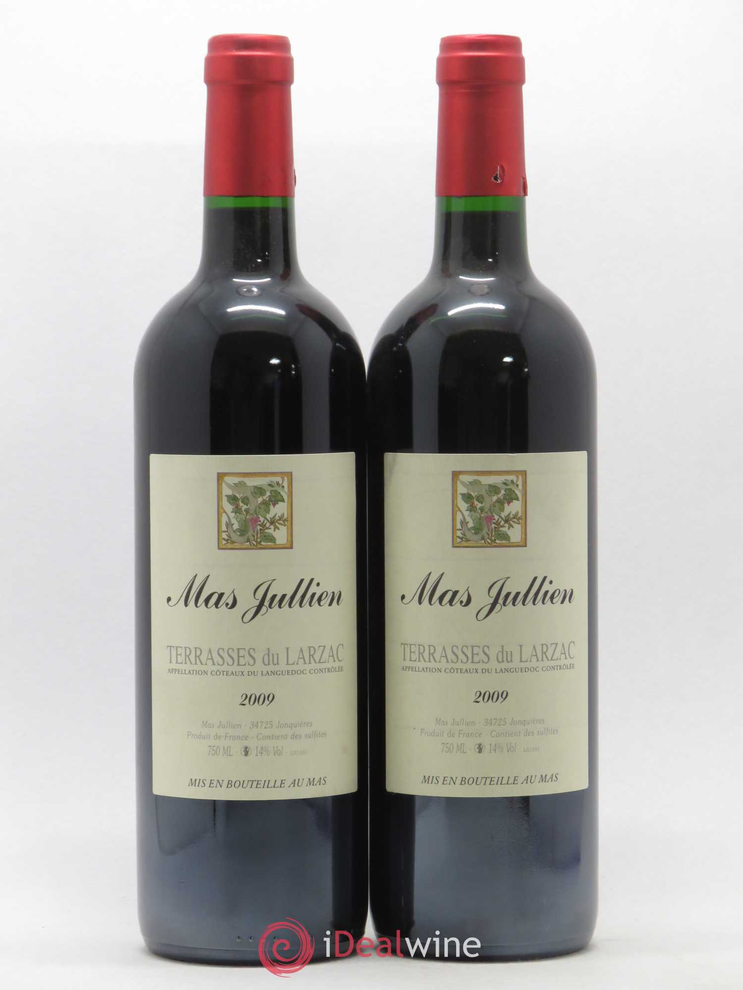Terrasses du Larzac Mas Jullien Olivier Jullien 2009 - Lot de 2 bouteilles - 0