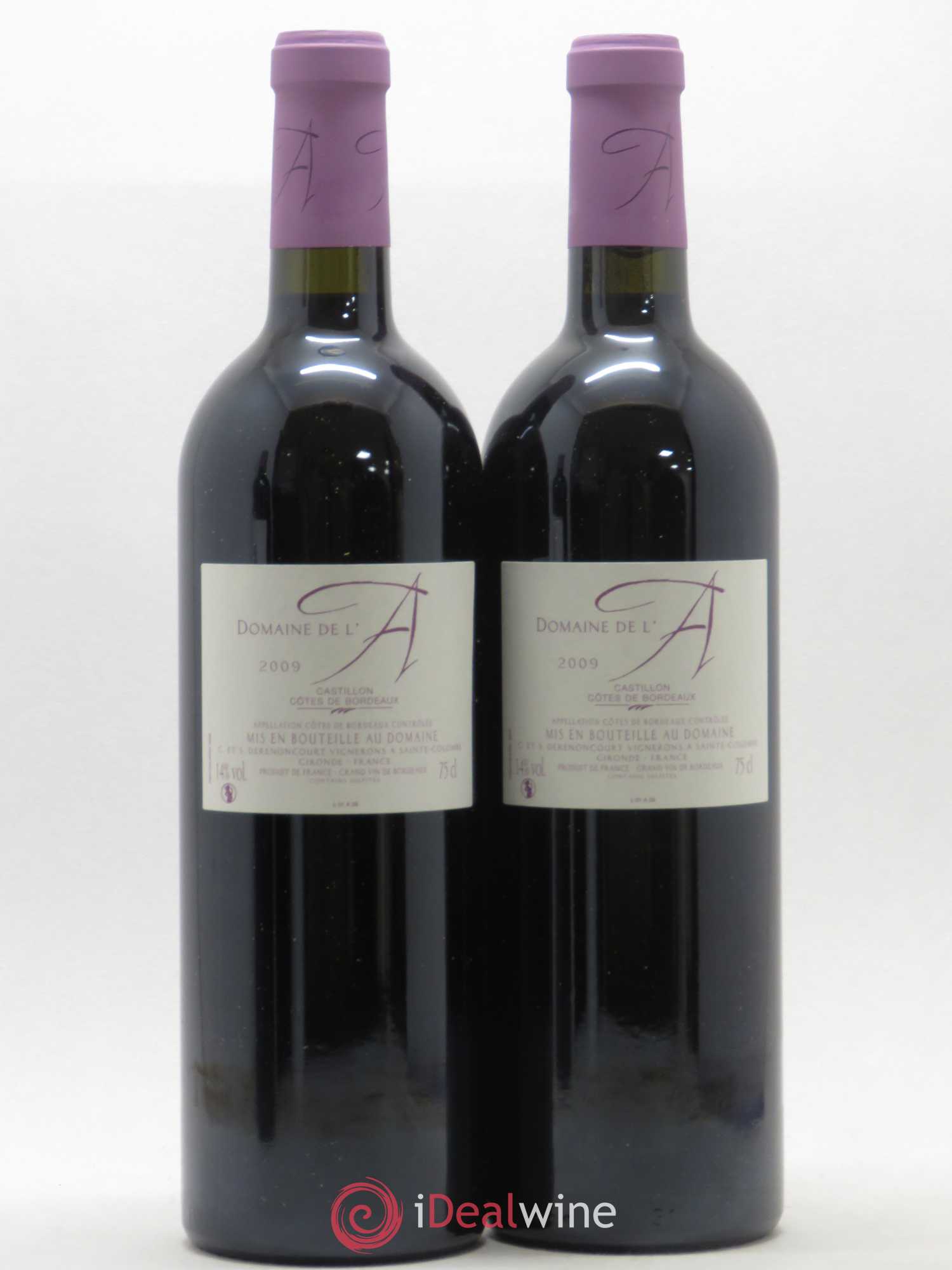Domaine de l'A 2009 - Lot de 2 bouteilles - 1