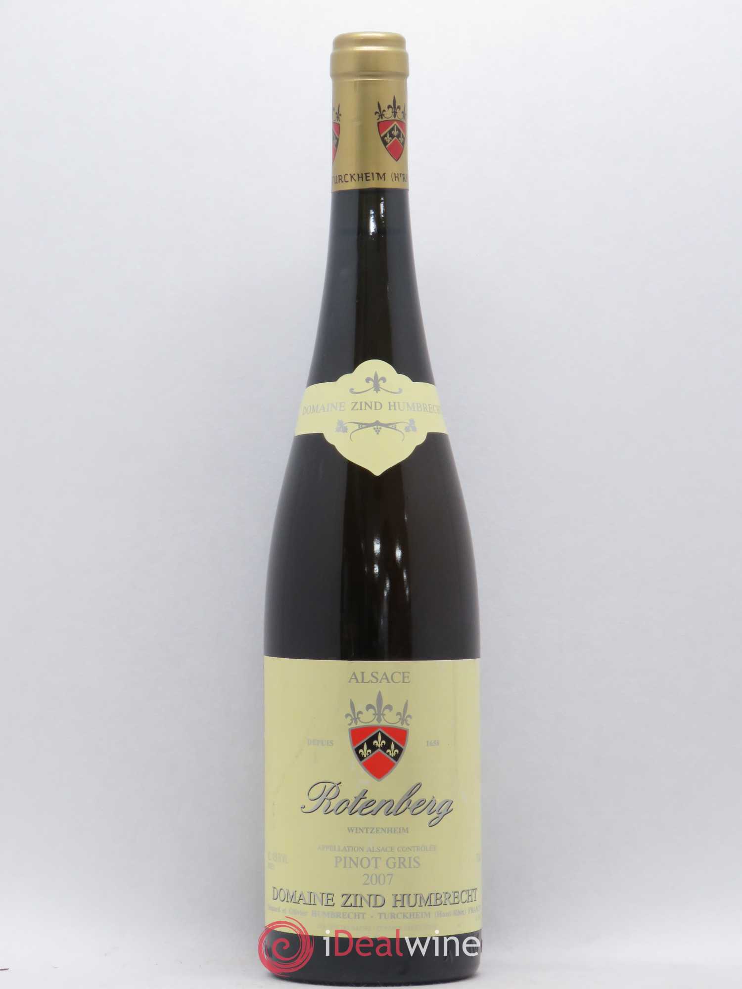 Pinot Gris Rotenberg Zind Humbrecht 2007 - Posten von 1 Flasche - 0