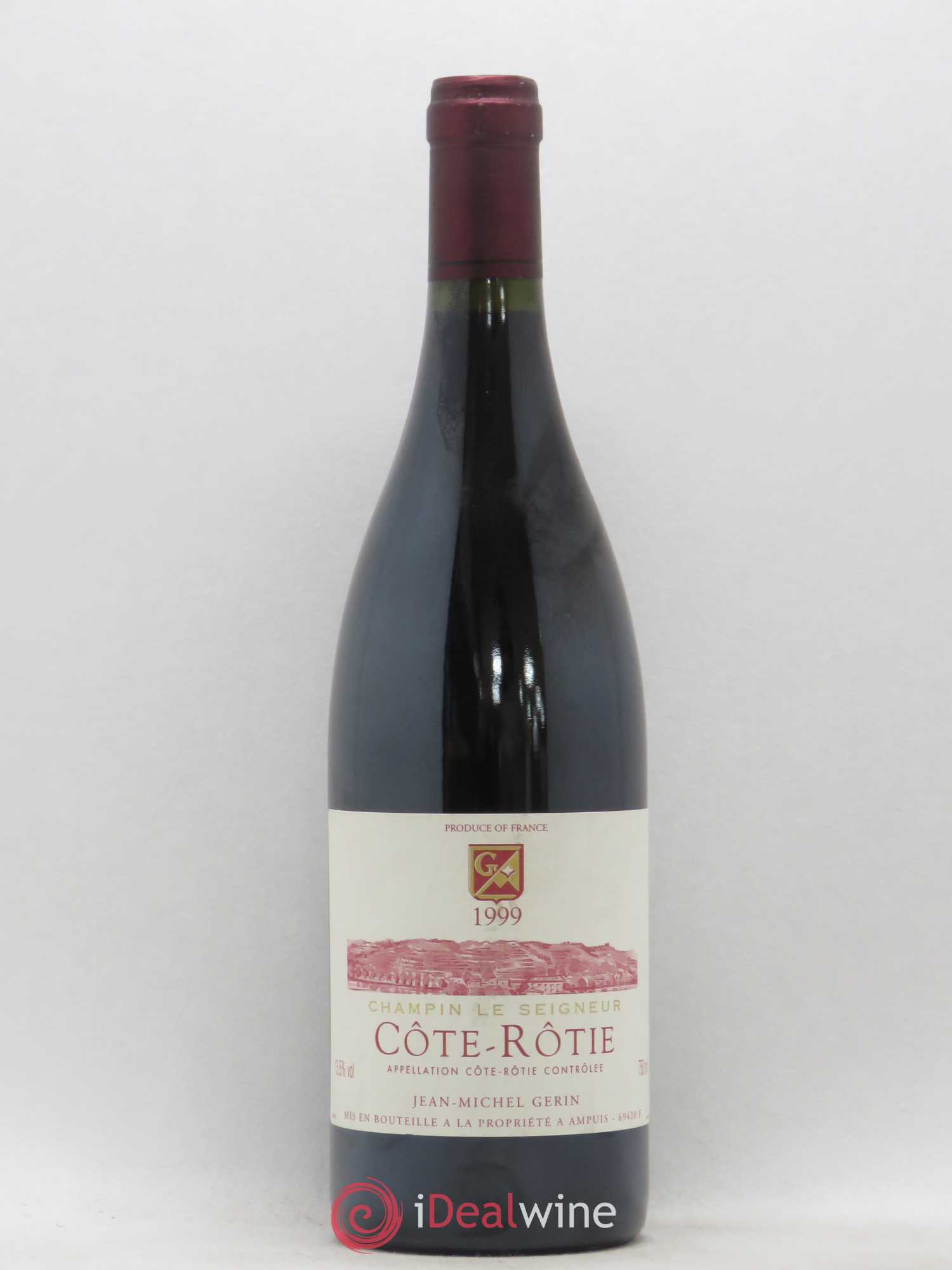 Côte-Rôtie Champin Le Seigneur Jean-Michel Gerin 1999 - Lot de 1 bouteille - 0