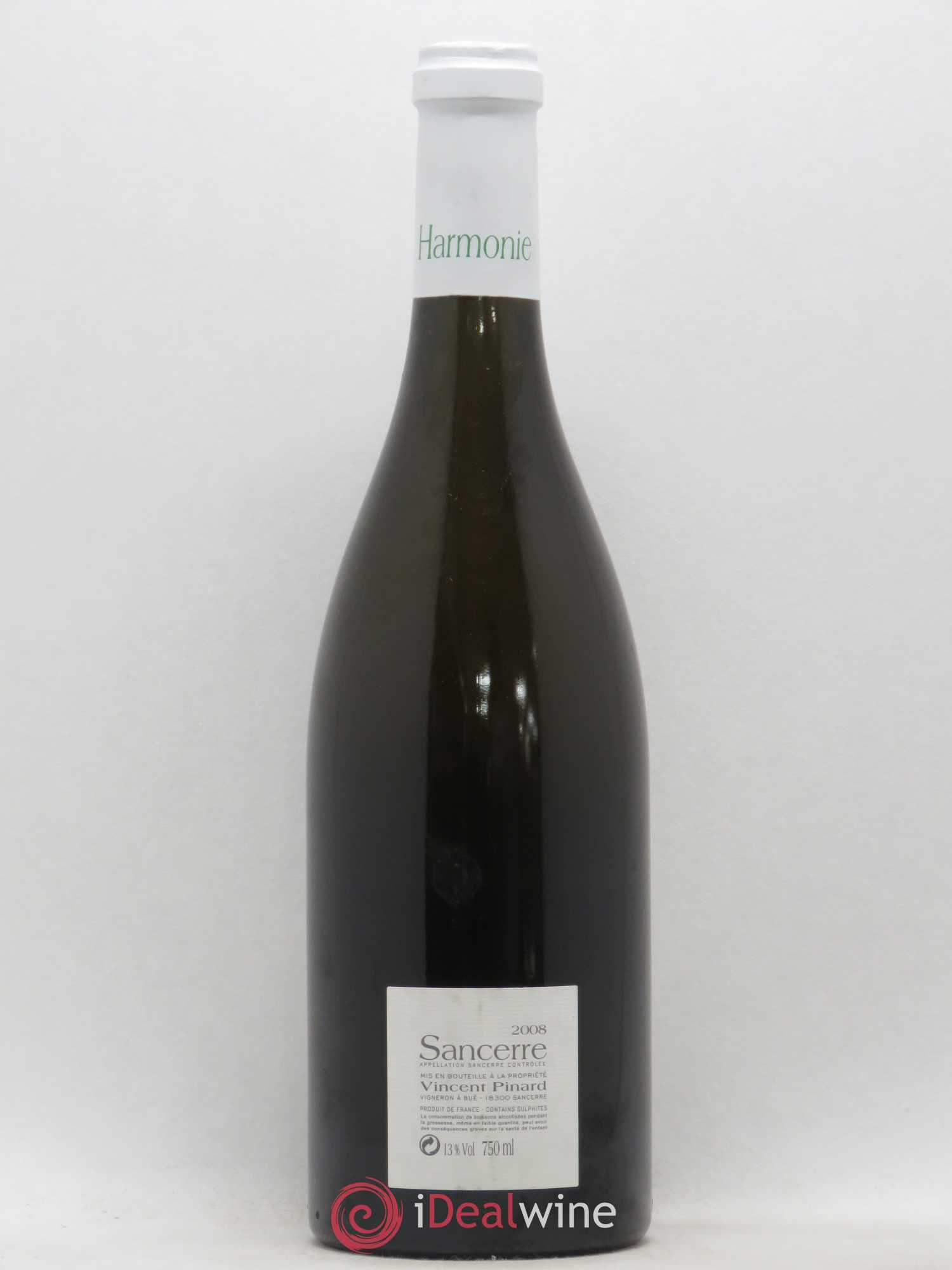 Sancerre Harmonie Vincent Pinard 2008 - Lot de 1 bouteille - 1