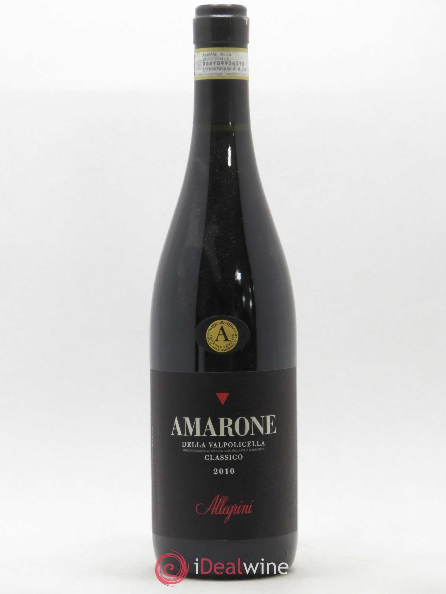 Amarone della Valpolicella DOC Allegrini 2010 - Lot de 1 bouteille - 0
