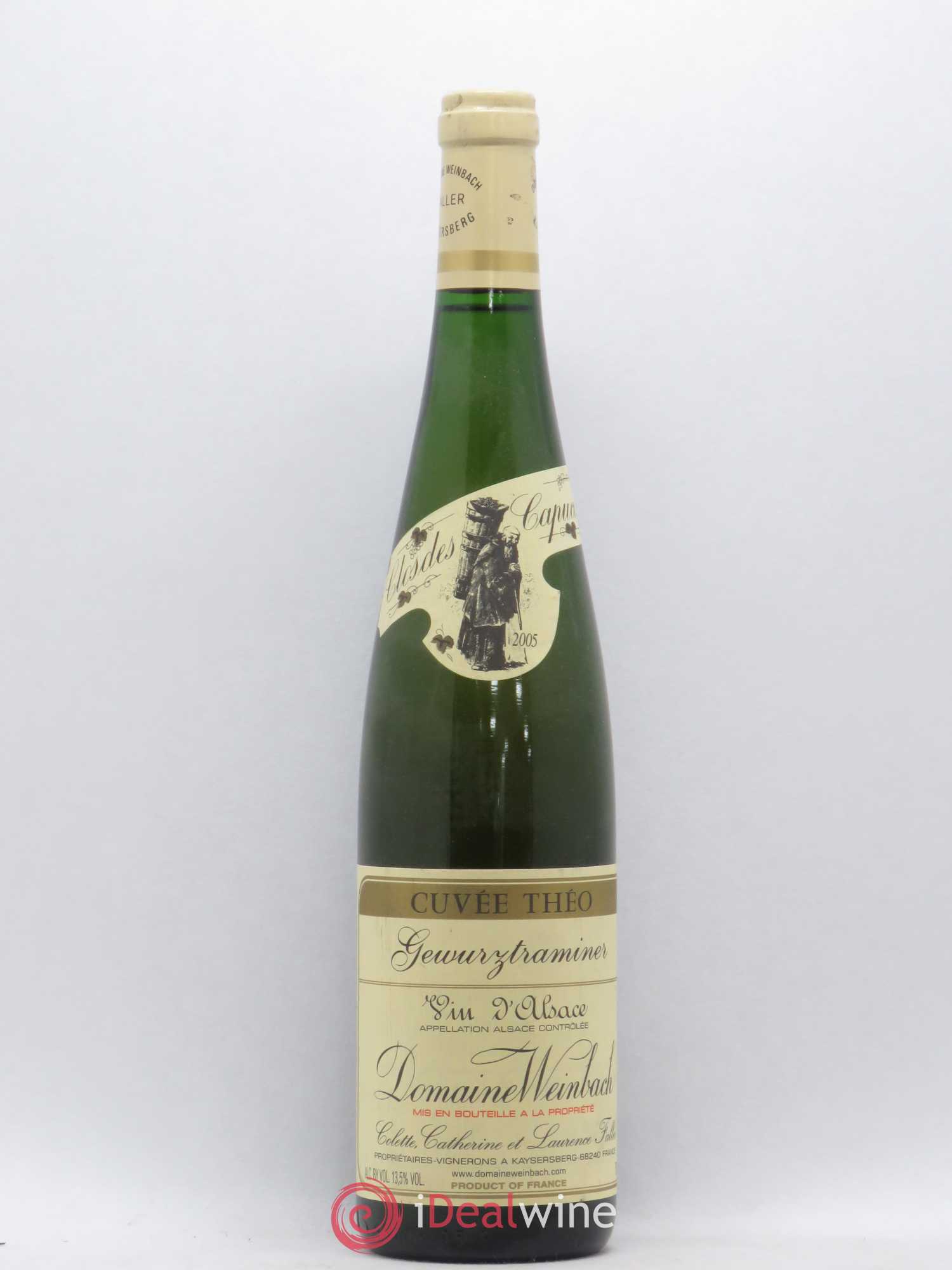 Alsace Gewurztraminer Cuvée Théo Weinbach (Domaine) 2005 - Lot de 1 bouteille - 0