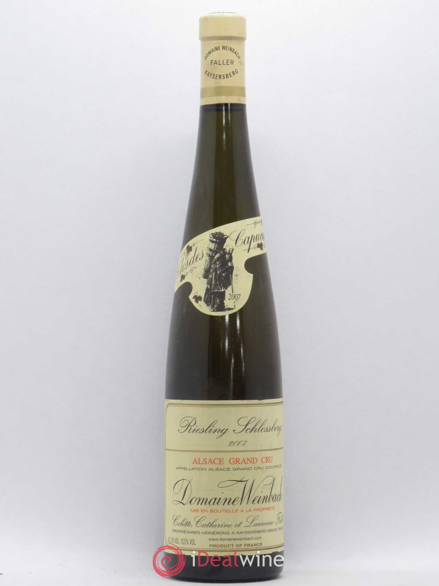 Alsace Grand Cru Schlossberg Riesling Weinbach (Domaine) 2007 - Lot de 1 bouteille - 0