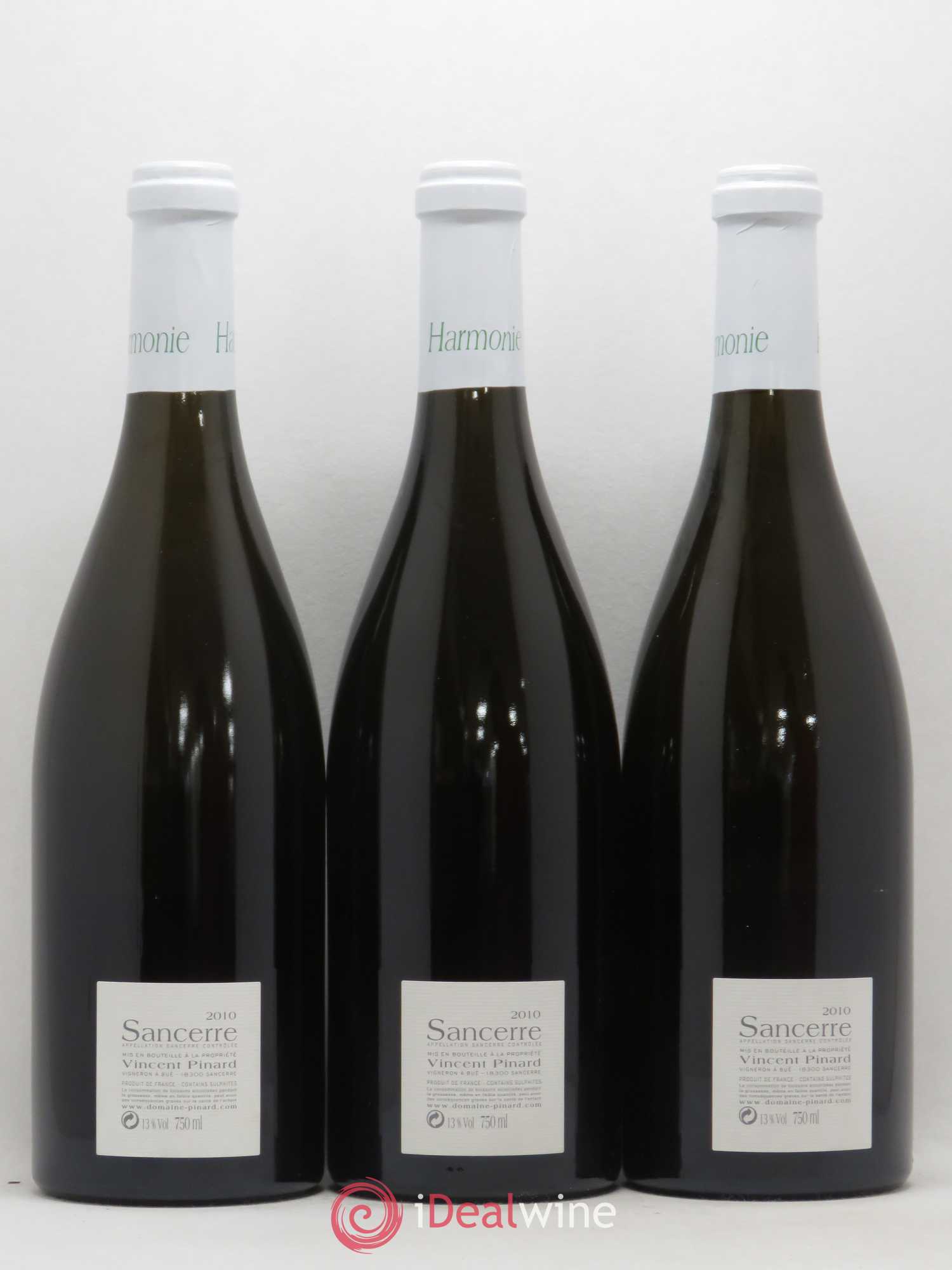 Sancerre Harmonie Vincent Pinard 2010 - Lot de 3 bouteilles - 1