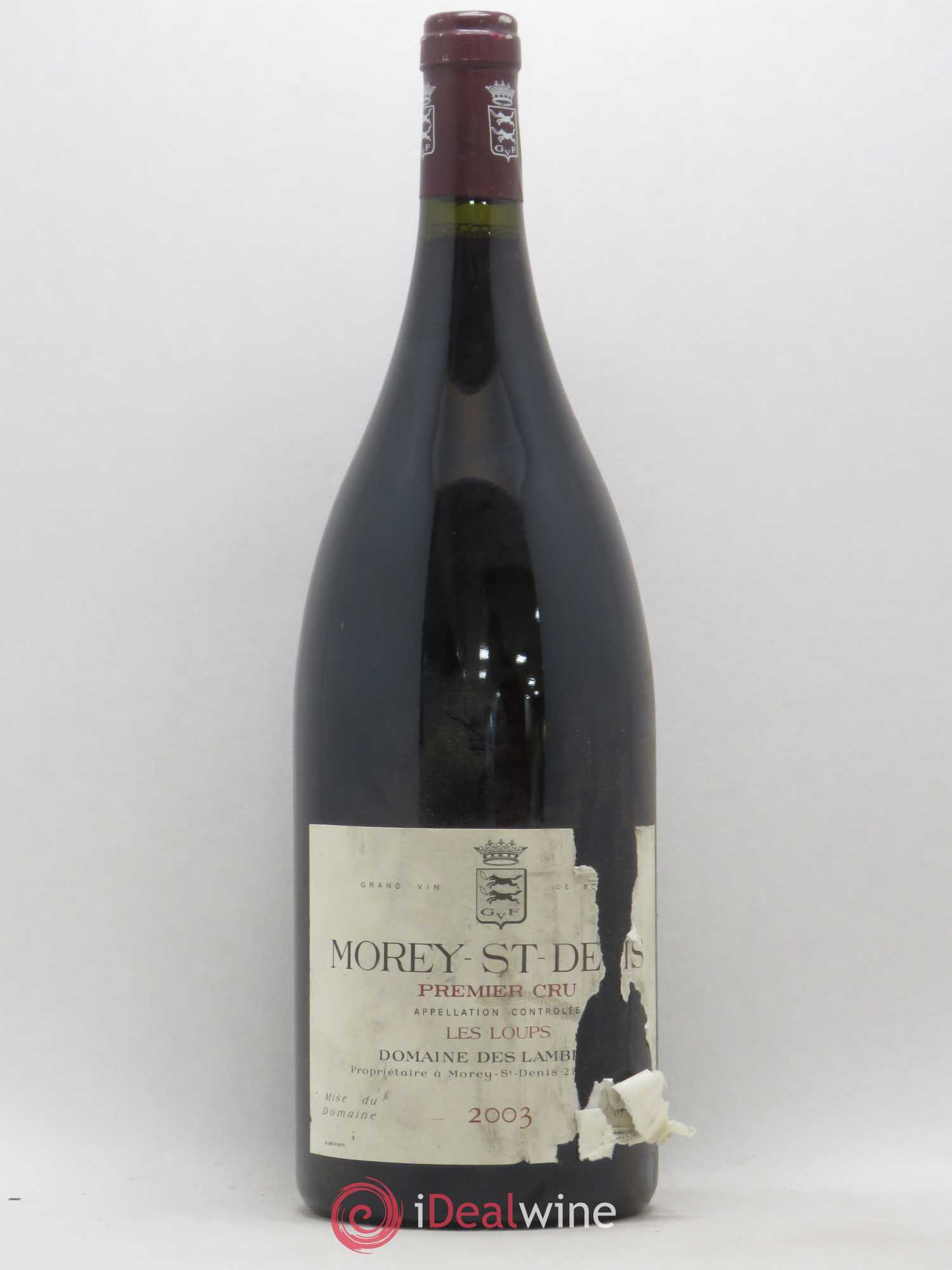 Morey-Saint-Denis 1er Cru Les Loups Domaine des Lambrays 2003 - Lot de 1 magnum - 0