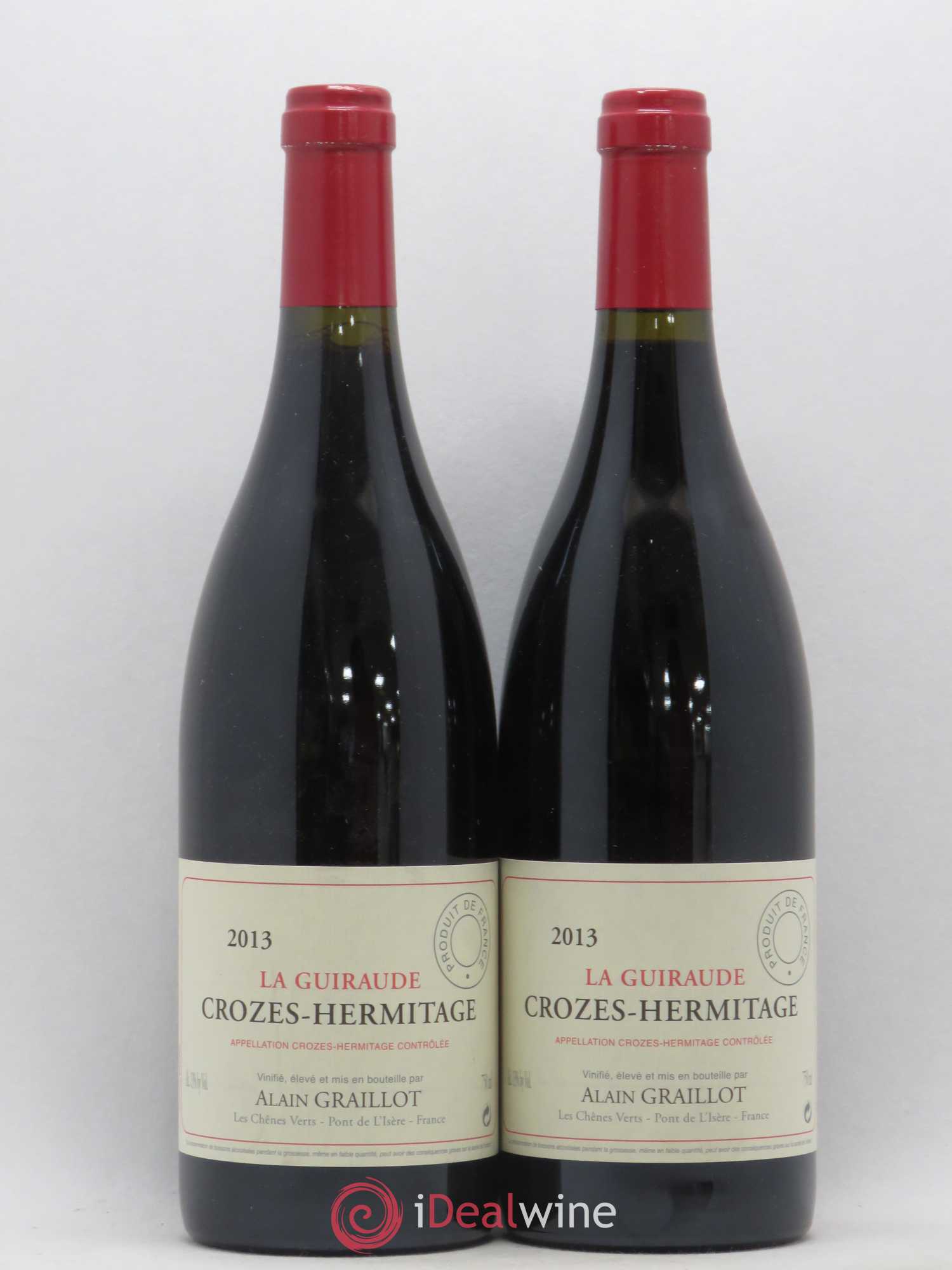 Crozes-Hermitage La Guiraude Domaine Graillot 2013 - Lot de 2 bouteilles - 0