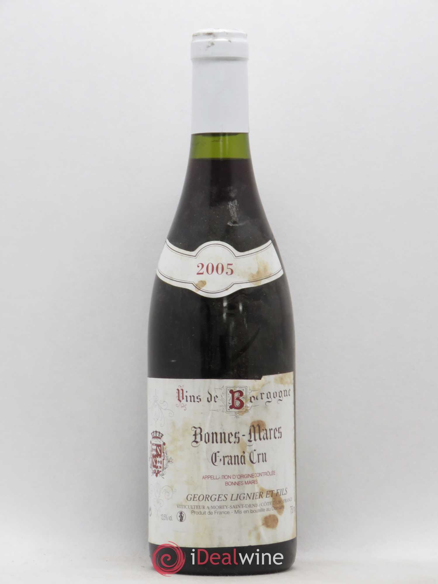 Bonnes-Mares Grand Cru Georges Lignier (Domaine) 2005 - Lot de 1 bouteille - 0