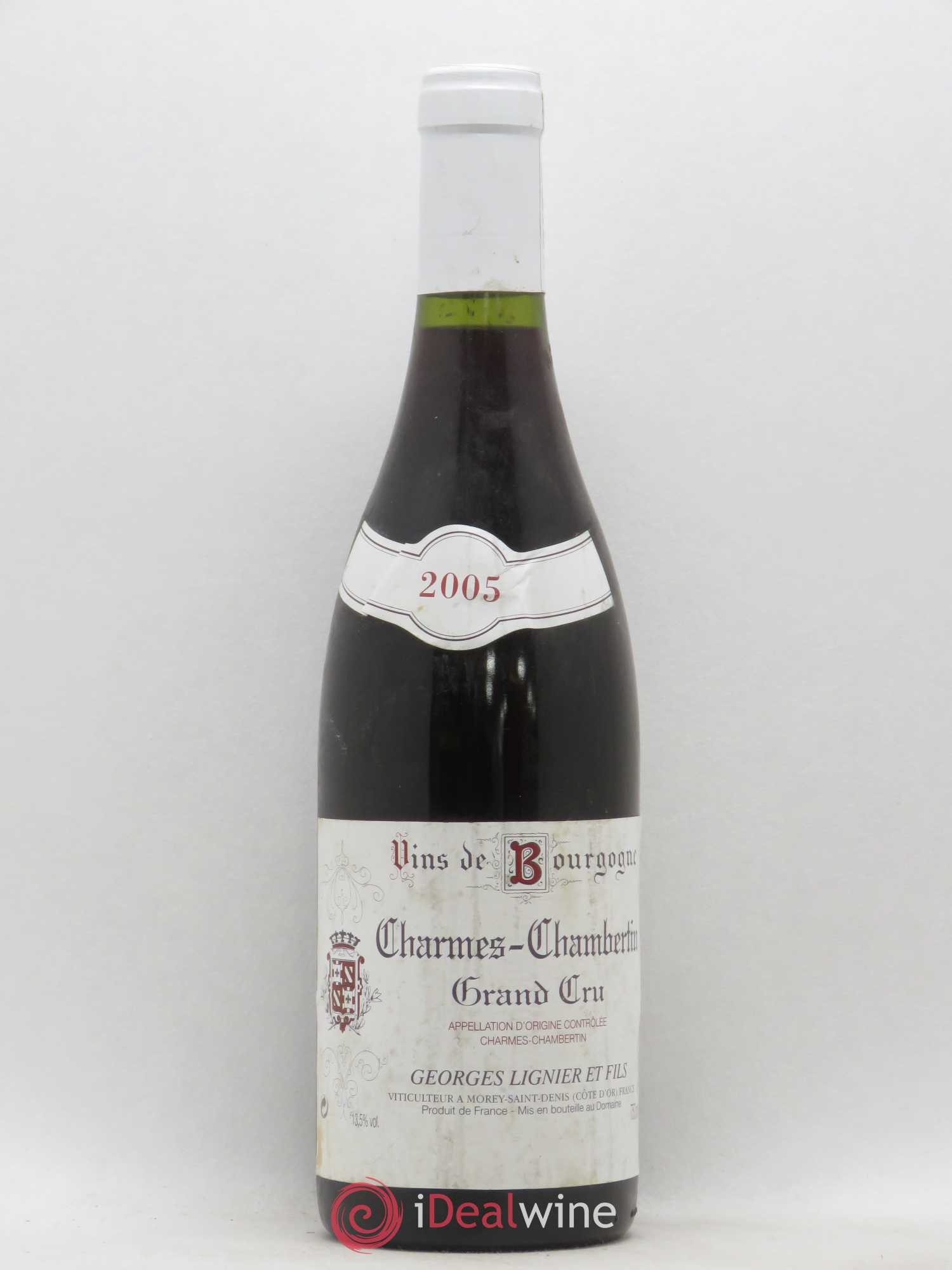 Charmes-Chambertin Grand Cru Georges Lignier 2005 - Lot de 1 bouteille - 0