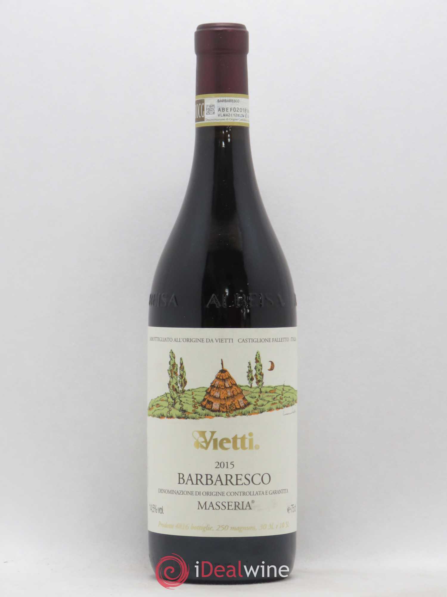 Barbaresco DOCG Masseria Vietti 2015 - Lot de 1 bouteille - 0