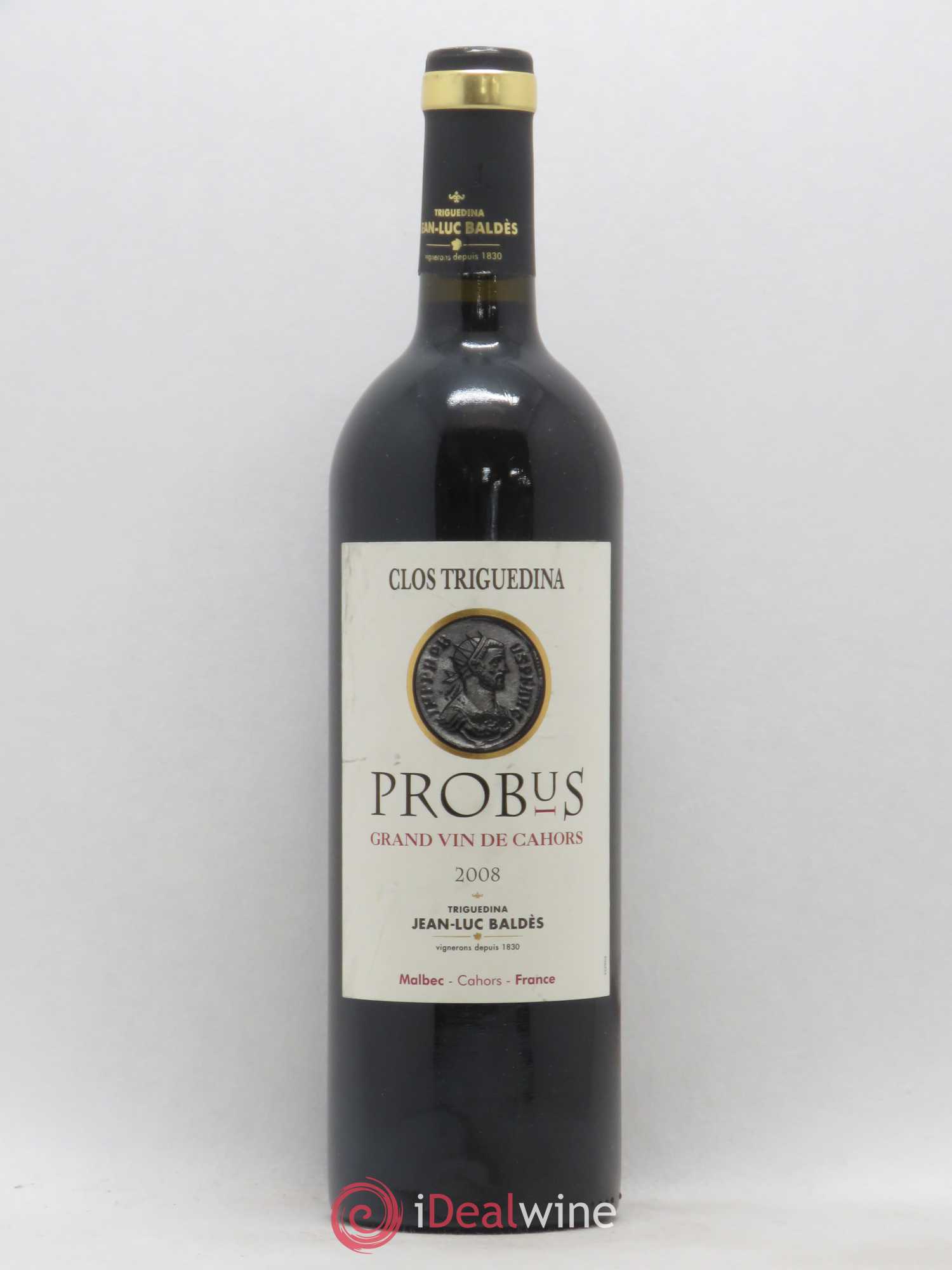 Cahors Clos Triguedina Probus Jean-Luc Baldès 2008 - Lot de 1 bouteille - 0