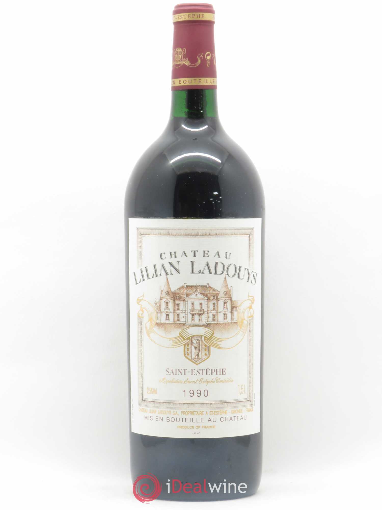 Château Lilian Ladouys Cru Bourgeois 1990 - Lot de 1 magnum - 0